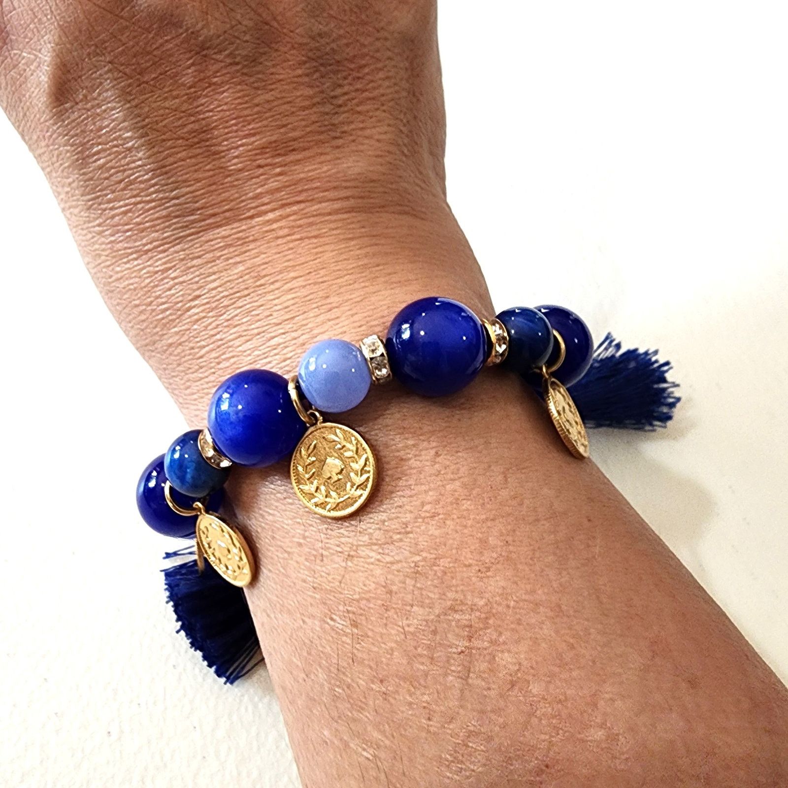 Kate Spade Kate Spade Pretty Poms Coin Charm Festival Tassel Bracelet Size ONE SIZE - 6 Thumbnail