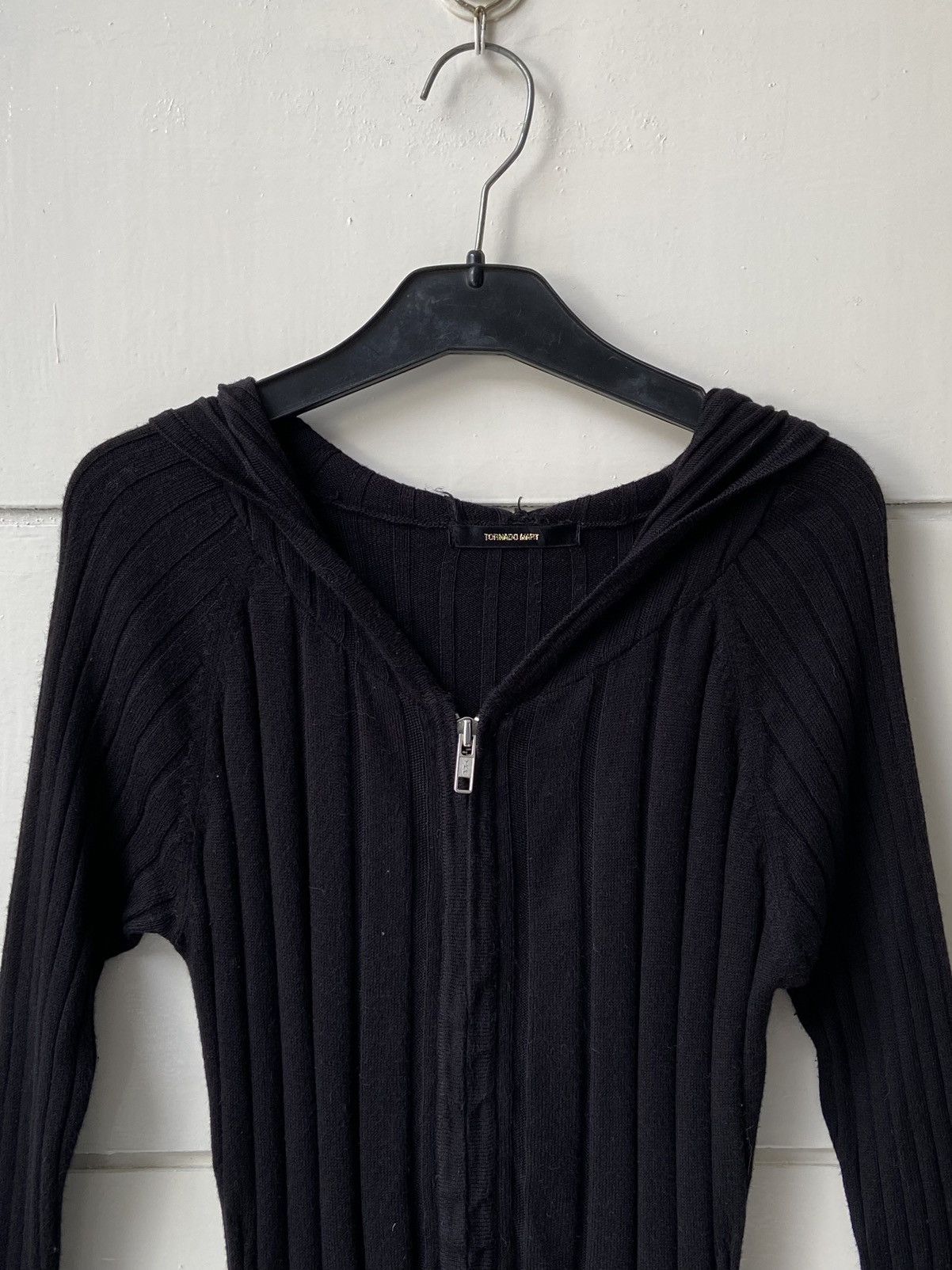 Tornado Mart TORNADO MART Black Knit Jacket Size US XS / EU 42 / 0 - 19 Thumbnail