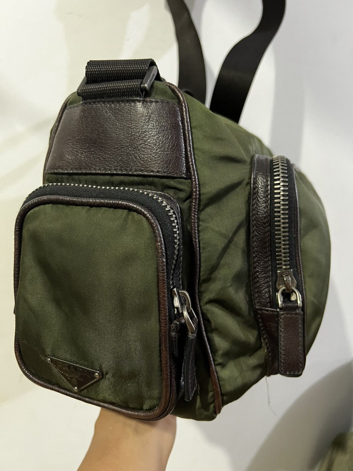 Other Prada Tessuto Nylon Green Messenger Bag Size ONE SIZE - 5 Thumbnail