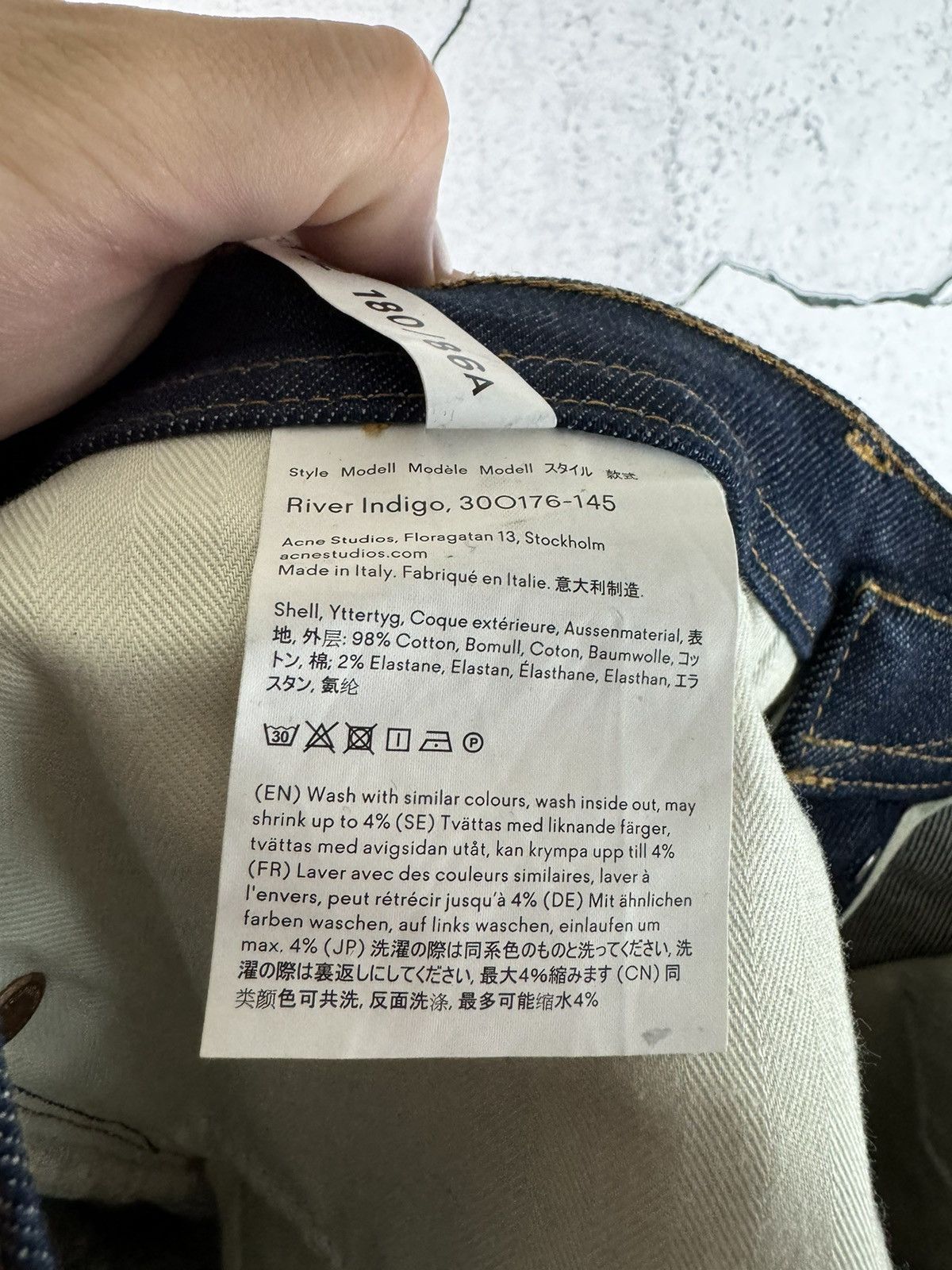Acne Studios Acne Studios River Indigo Denim Jeans Tag Size 31x32 Size US 31 - 6 Thumbnail