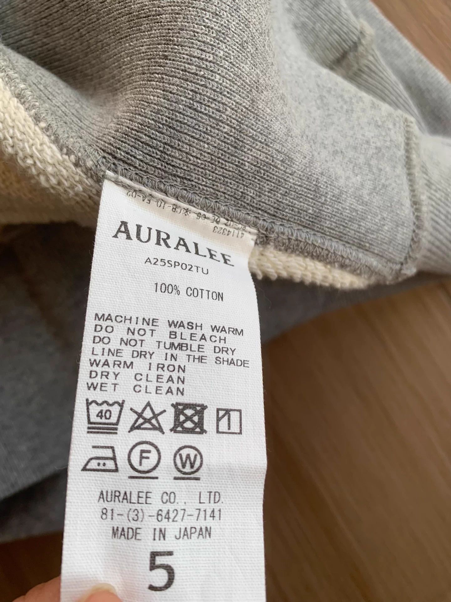 Auralee AURALEE SMOOTH SOFT vintage solid crew neck sweater Japan 5 Size US XXL / EU 58 / 5 - 5 Thumbnail