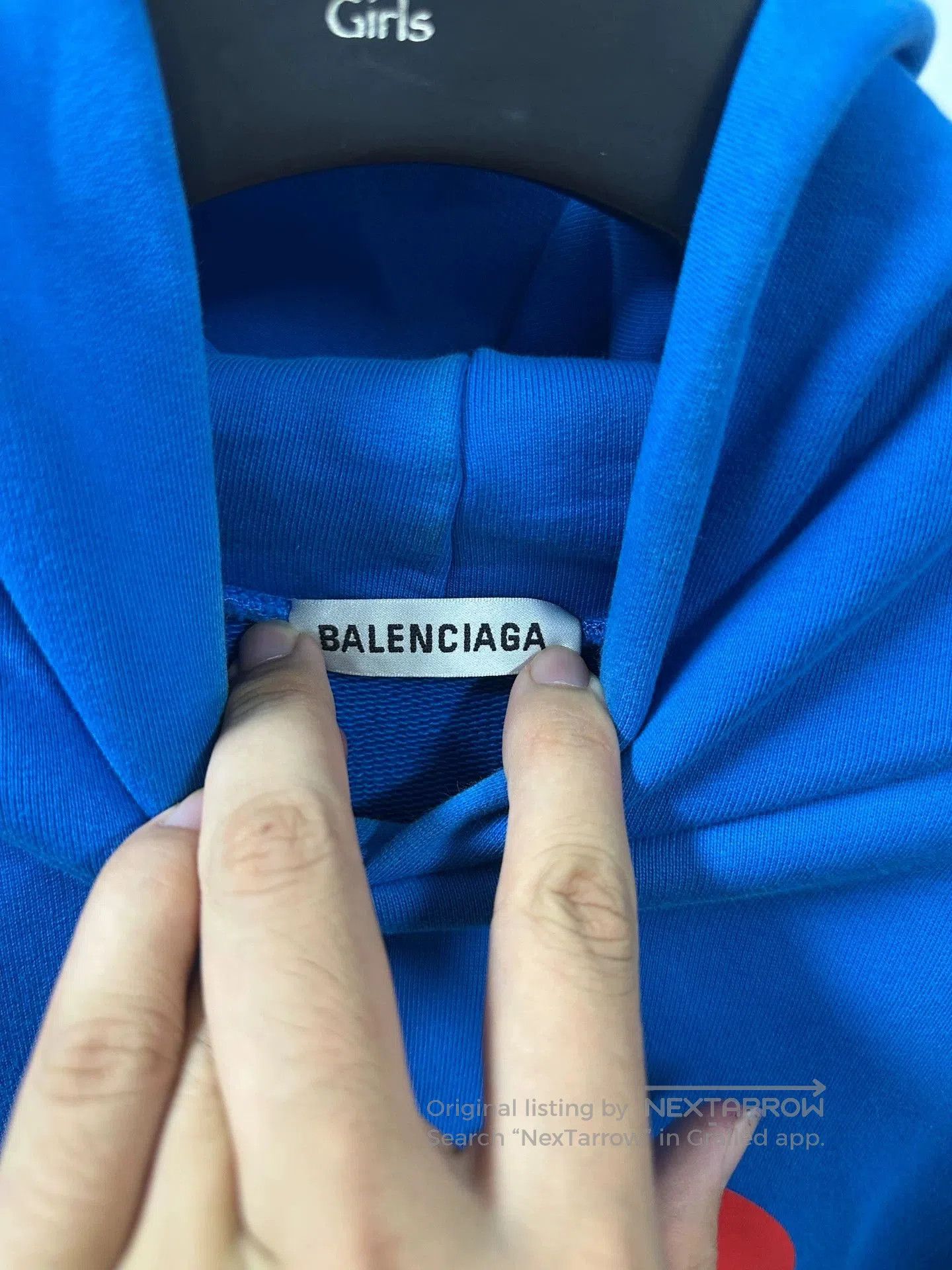 Balenciaga Balenciaga Oversized Blue Sweatshirt. Size US XXL / EU 58 / 5 - 4 Thumbnail