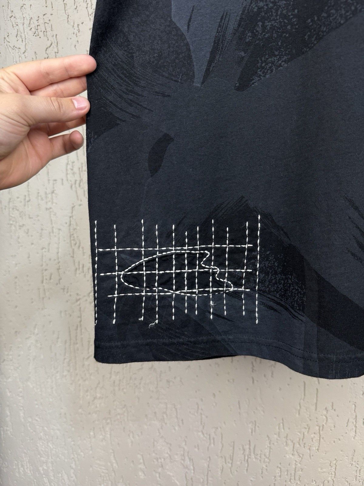 Japanese Brand × Maharishi Maharishi Patchwork T-Shirt Black Embroidered Organic Cotton Size US M / EU 48-50 / 2 - 6 Thumbnail
