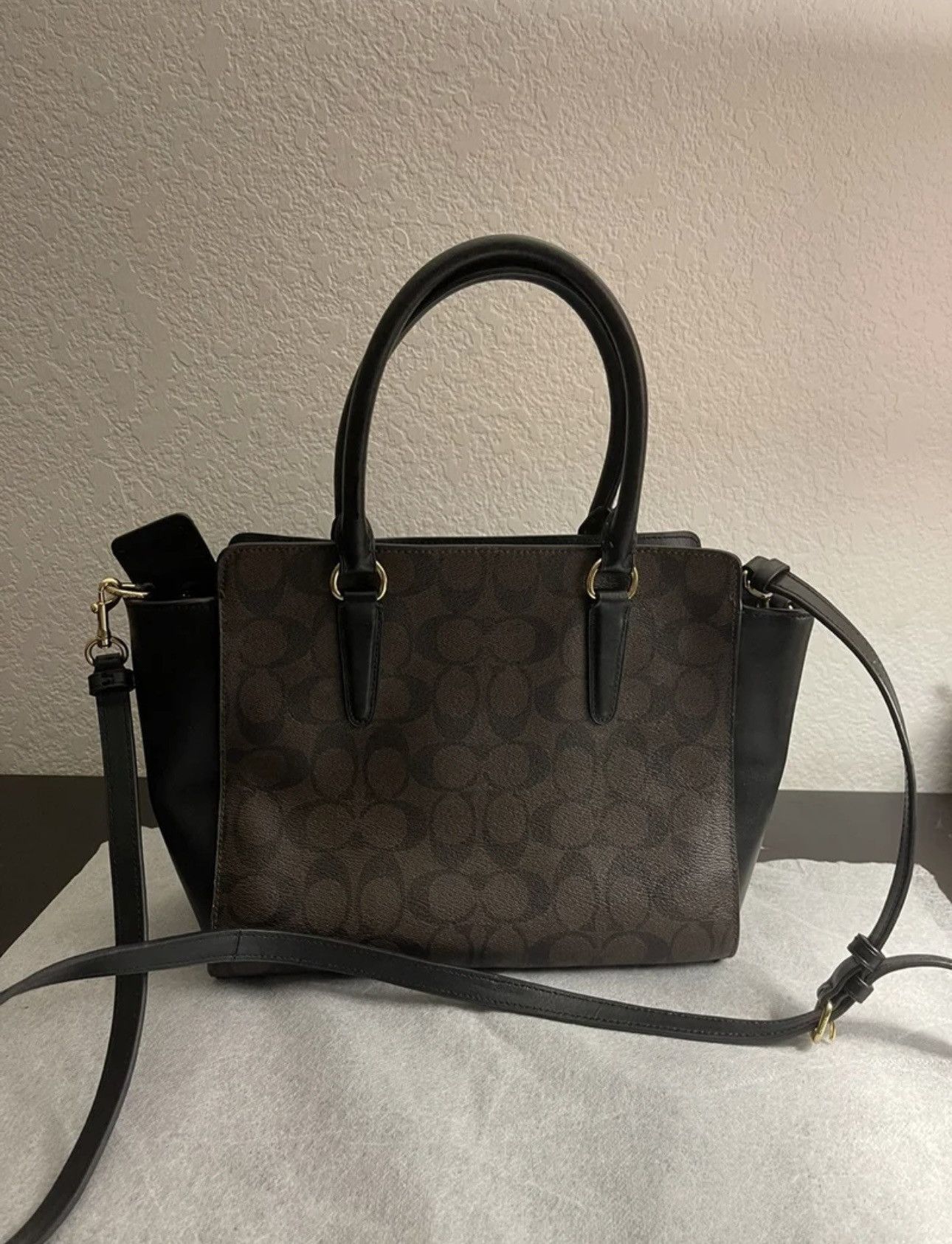 Coach Coach Leah Satchel In Signature Canvas Bag Size ONE SIZE - 3 Thumbnail