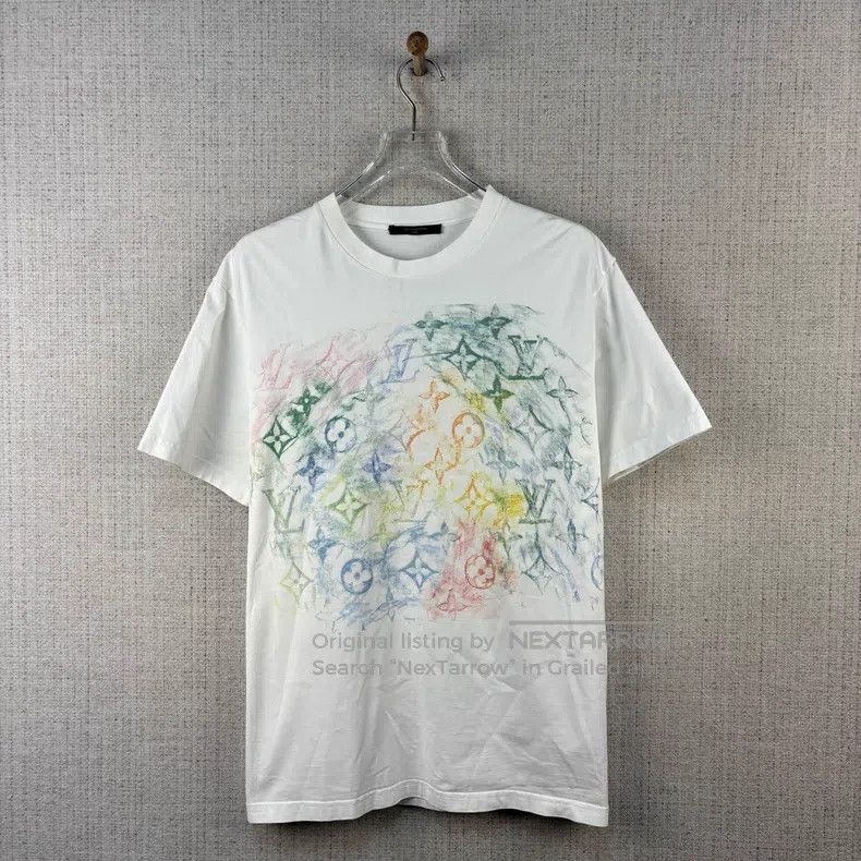 Louis Vuitton Louis Vuitton Full color printed crew neck short sleeves Size US L / EU 52-54 / 3 - 1 Thumbnail