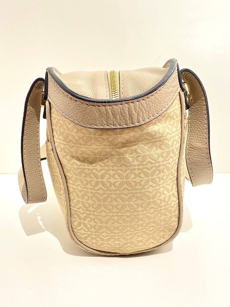 Loewe Loewe Anagram Logo Kite Leather Cloth Shoulder Hand Tote Bag Size ONE SIZE - 11 Thumbnail