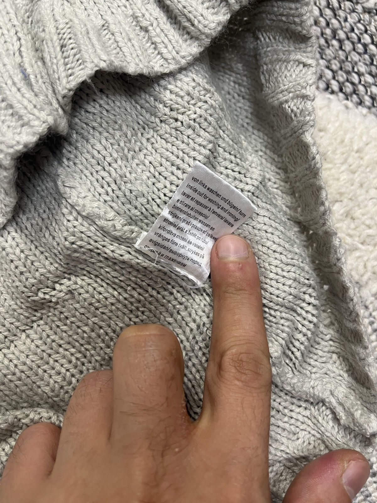 Japanese Brand × Vintage Vintage Grey Sweater Size US XL / EU 56 / 4 - 5 Thumbnail