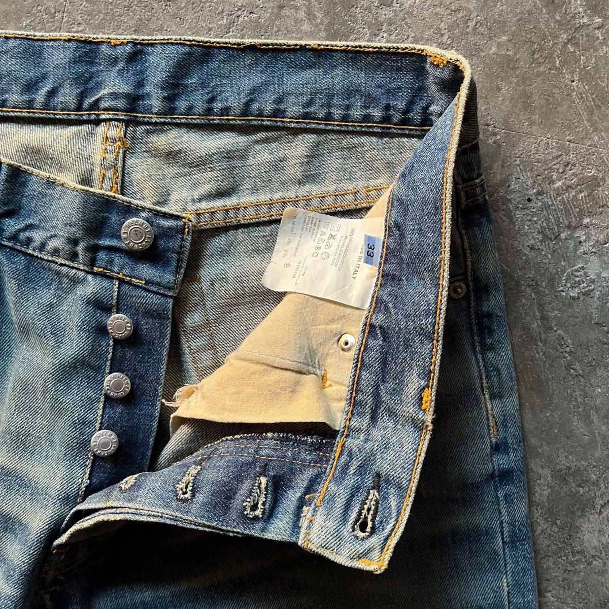 Helmut Lang × Vintage Helmut lang vintage sanded denim pants Size US 32 / EU 48 - 6 Thumbnail