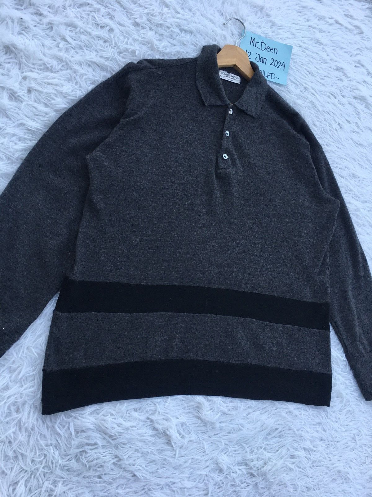 Comme des Garcons Vtg 90s Robe de Chambre Comme des Garcons wool Long sleeve Size US L / EU 52-54 / 3 - 6 Thumbnail