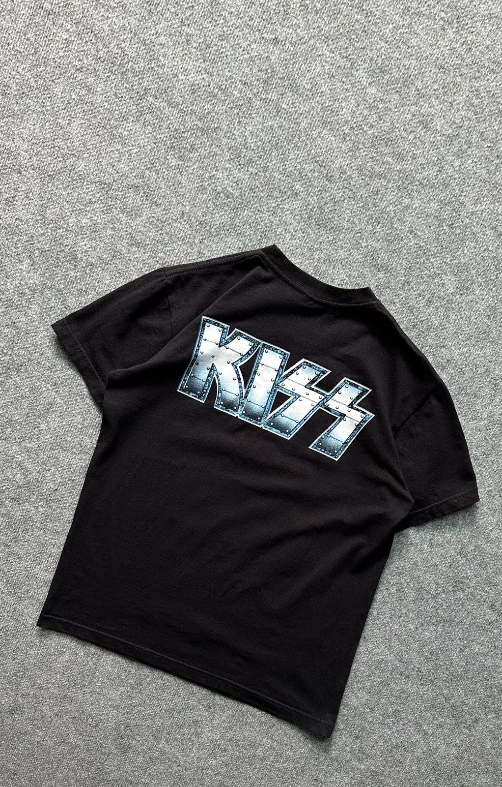 Band Tees × KISS × Vintage Vintage very rare T-shirt KISS big print hot rock Size US M / EU 48-50 / 2 - 2 Thumbnail