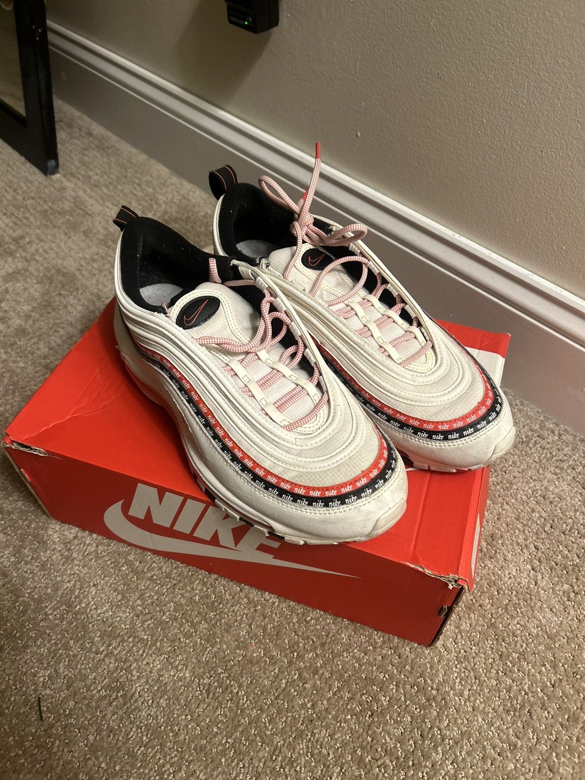 Nike Nike Air Max 97 Script Swoosh Size US 9 / EU 42 - 1 Thumbnail