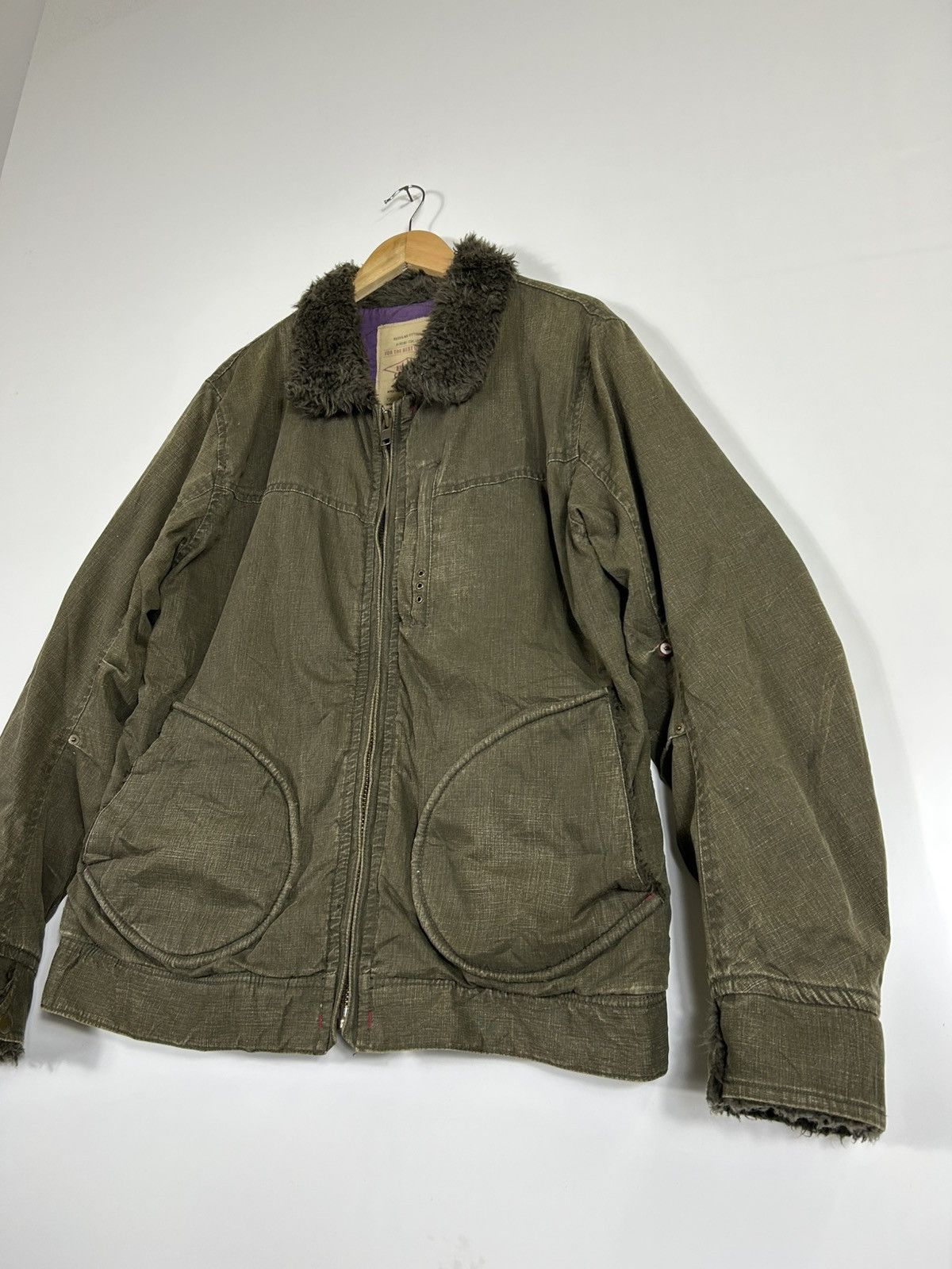 Japanese Brand ⚡️Vintage Ball Zipper Military Style Jacket Size US XL / EU 56 / 4 - 3 Thumbnail