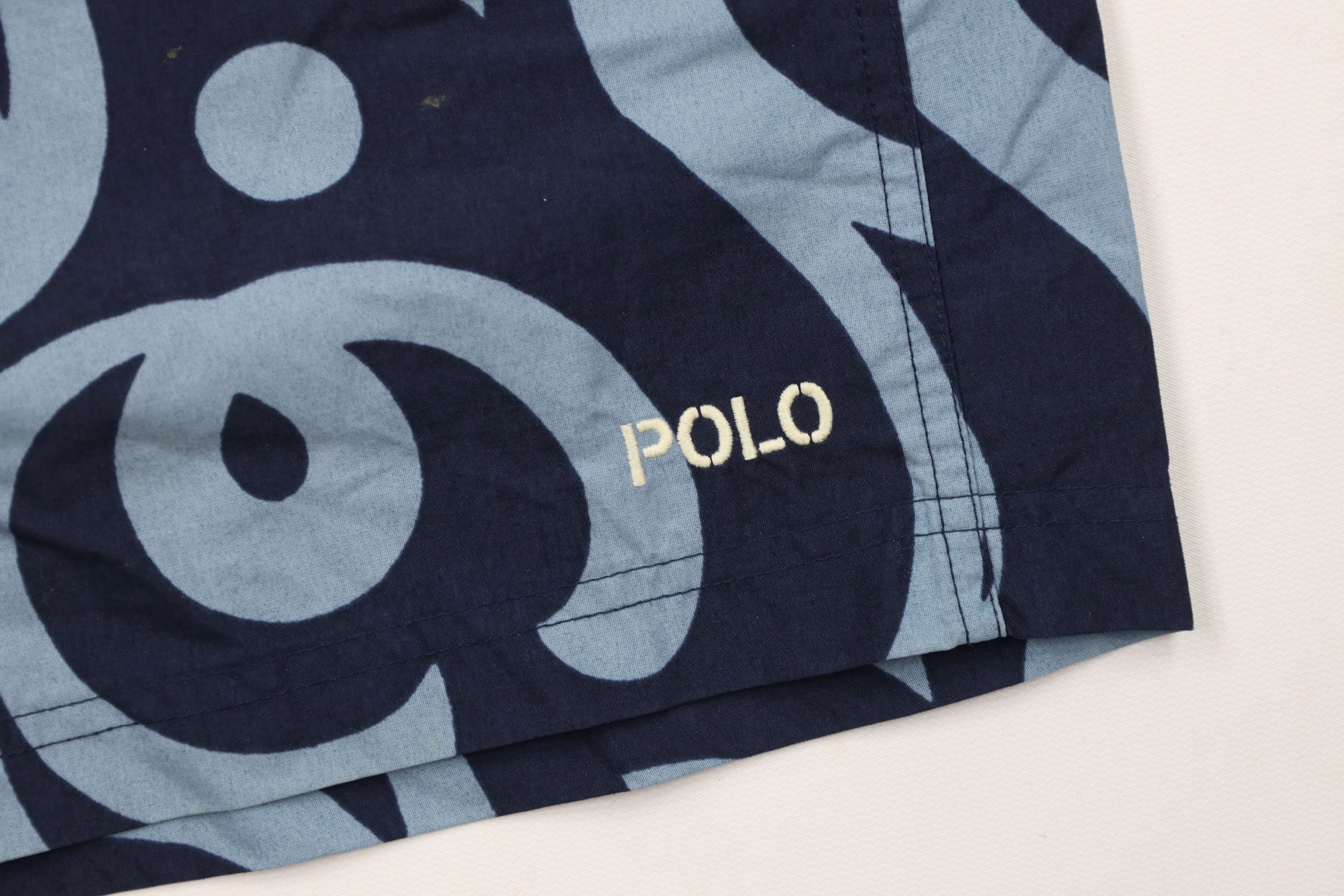 Ralph Lauren × Vintage Vintage 90s Polo Sport Ralph Lauren Tribal Lined Shorts Size US 32 / EU 48 - 5 Thumbnail