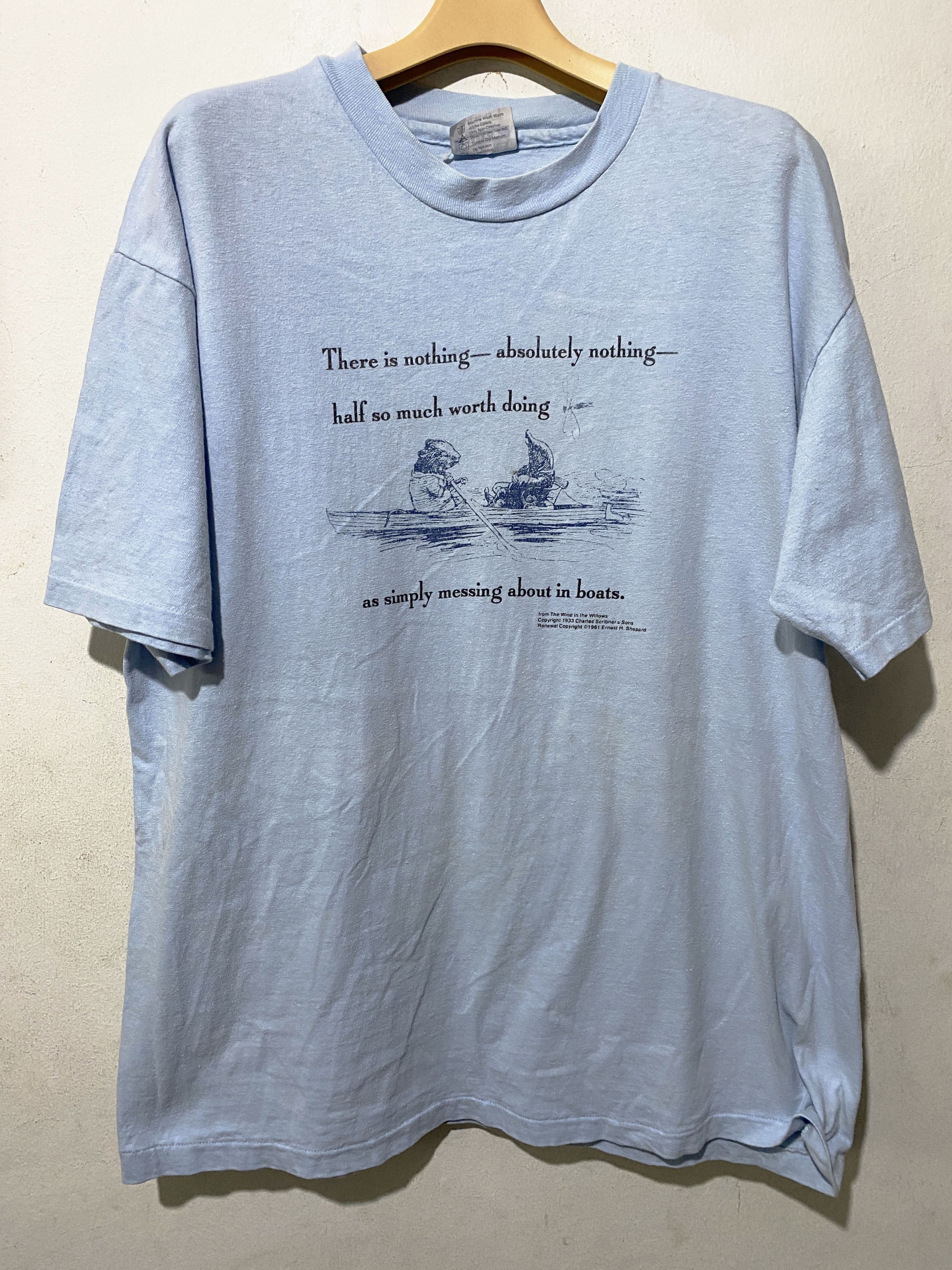 Vintage Vintage 80s The Wind in the Willows Shirt Size US XL / EU 56 / 4 - 1 Thumbnail