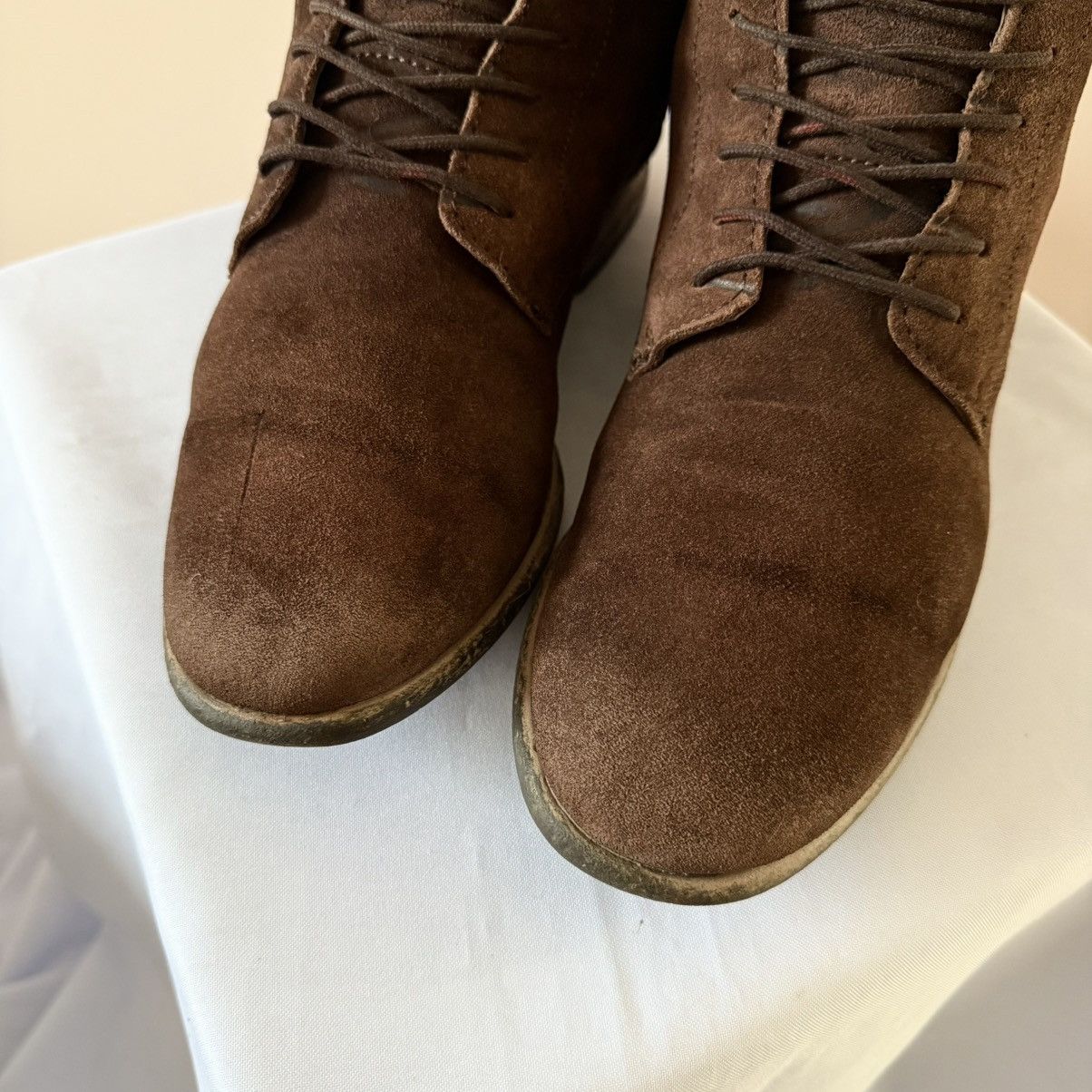 Diesel RARE Diesel Faded Distressed Brown Ankle Avantgarde Boots Size US 8 / EU 41 - 3 Thumbnail