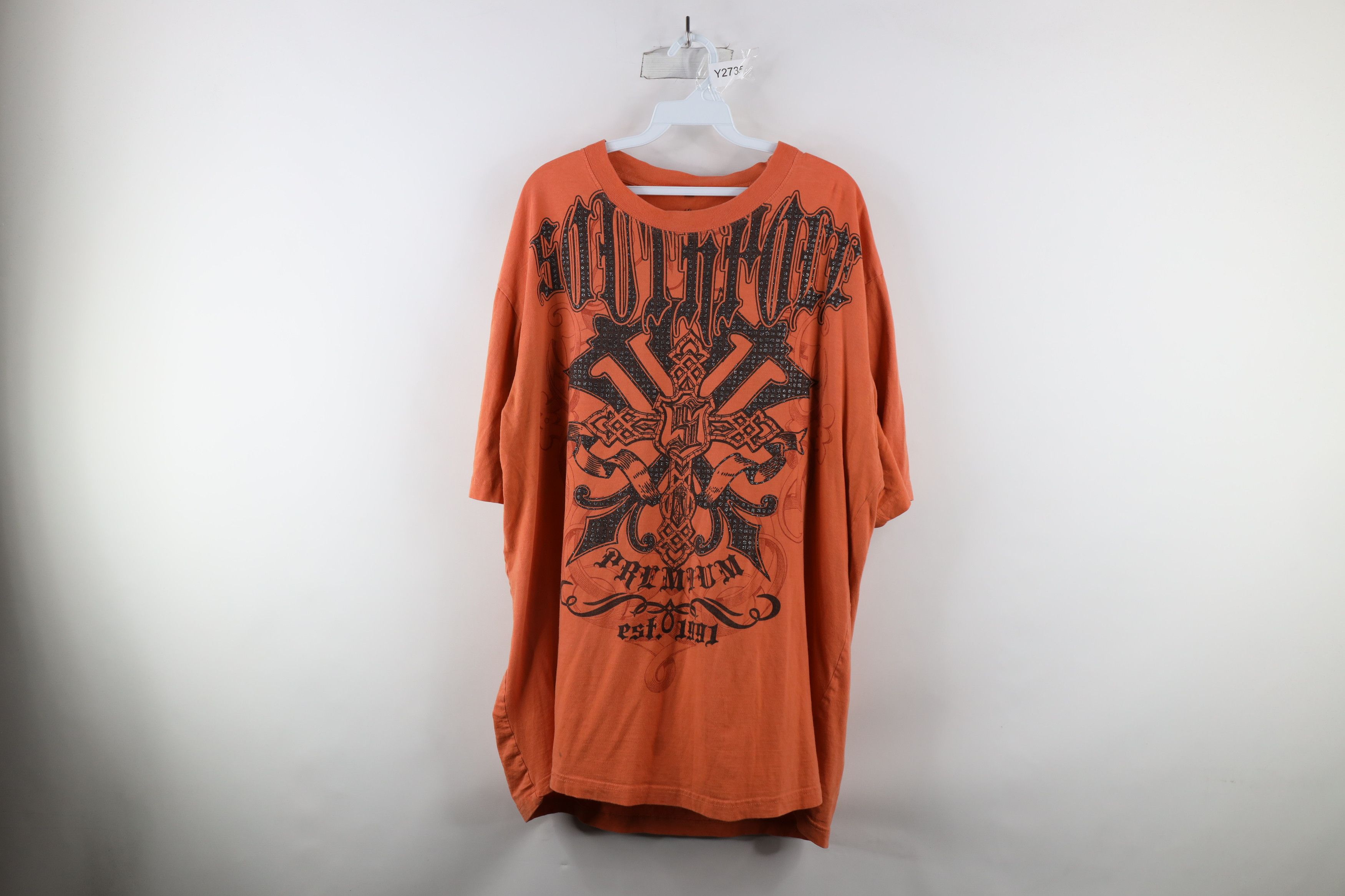 Southpole × Vintage Vintage Southpole Gaelic Cross UFC MMA Fighting T-Shirt Size US XXL / EU 58 / 5 - 1 Thumbnail