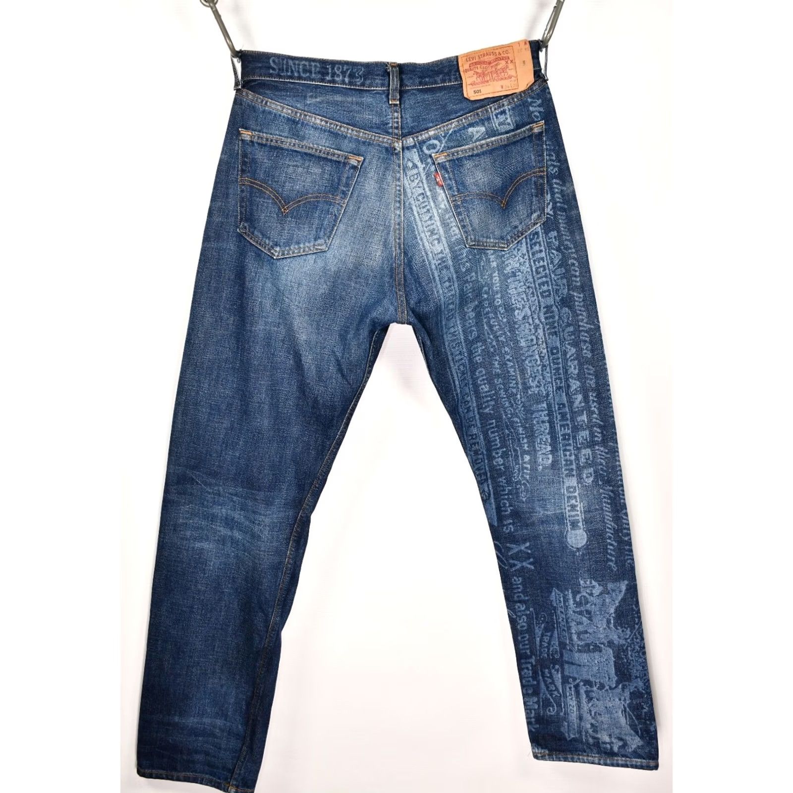 Levi's Levi's 501 Jeans 130th Anniversary Limited Edition Men W34 L32 Jeans Blue 5-Pocket Design Vintage No N/A Size US 34 / EU 50 - 4 Thumbnail