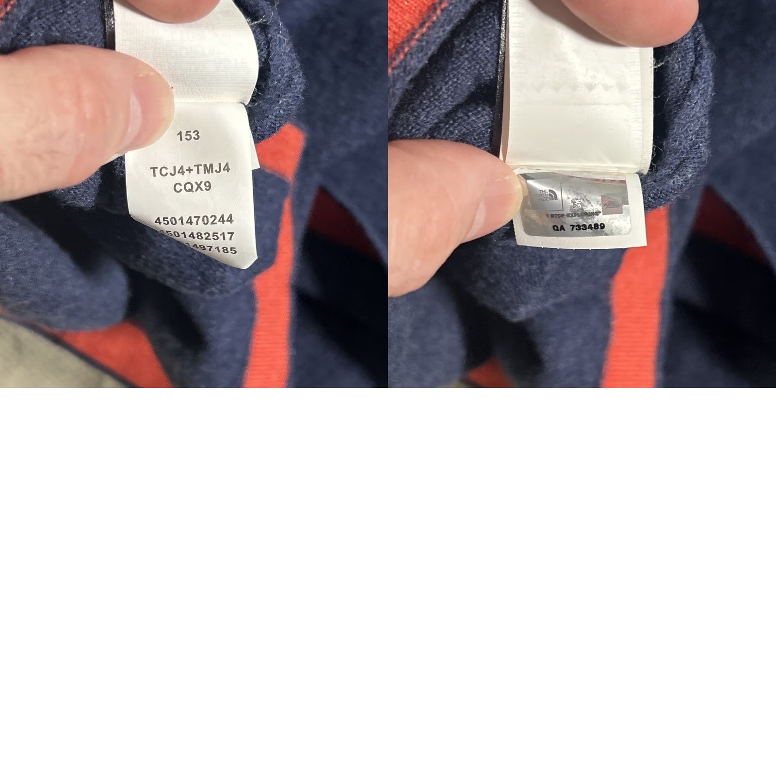 The North Face The North Face Mt Tam 1/4 Zip Sweater Navy Blue Wool Cotton Mens Large Pullover Size US L / EU 52-54 / 3 - 9 Thumbnail