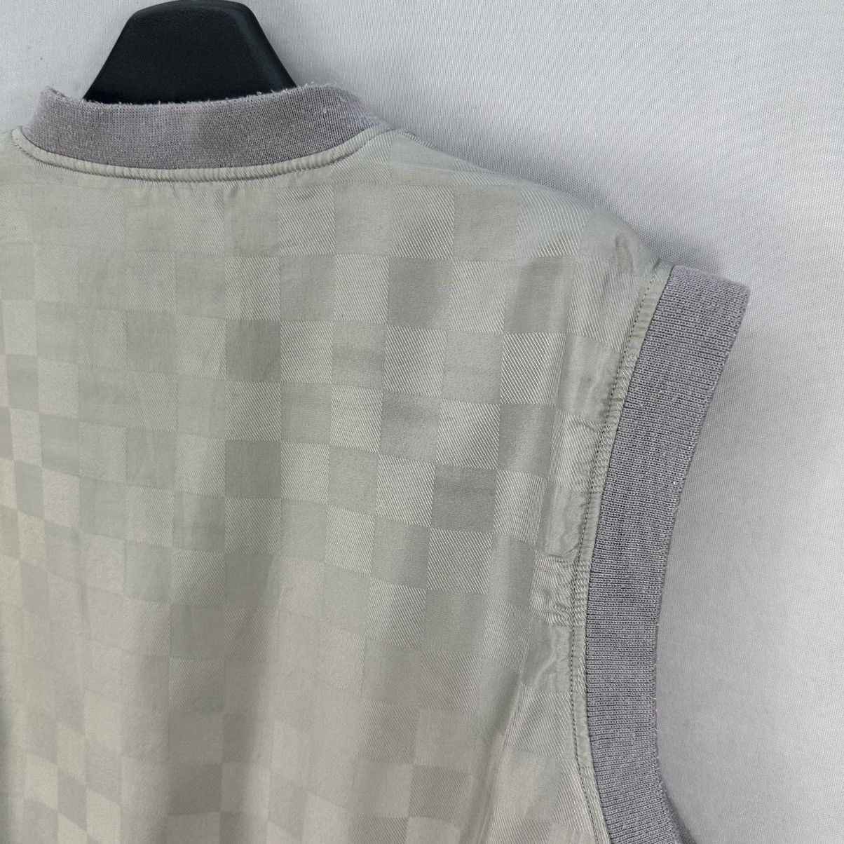 Vans Vintage Vans Grey Checkeboard Pullover V-Neck Vest Size US L / EU 52-54 / 3 - 5 Thumbnail