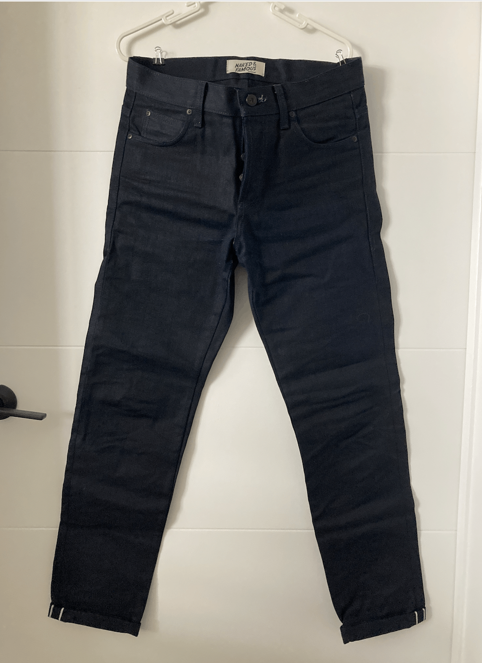 Naked & Famous Naked & Famous Denim Selvedge Jeans — Black/Indigo Fading Size US 29 - 2 Thumbnail