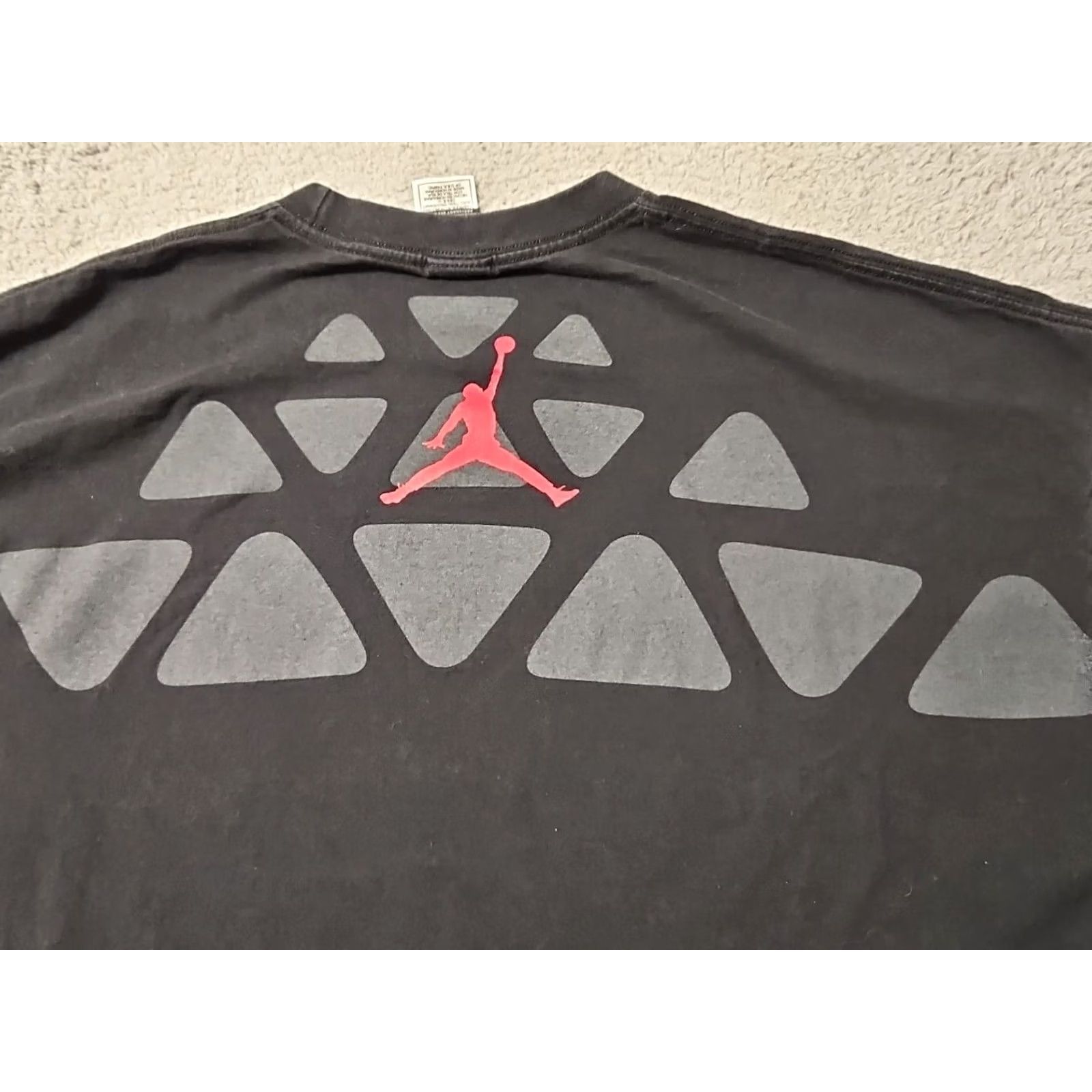 Nike Nike Air Jordan Jumpman 23 Black Crew T-Shirt Men's 2XL XXL Graphic Print Short Sleeve Crew Neck Shirt AS-IS (if applicable) Size US XXL / EU 58 / 5 - 4 Thumbnail
