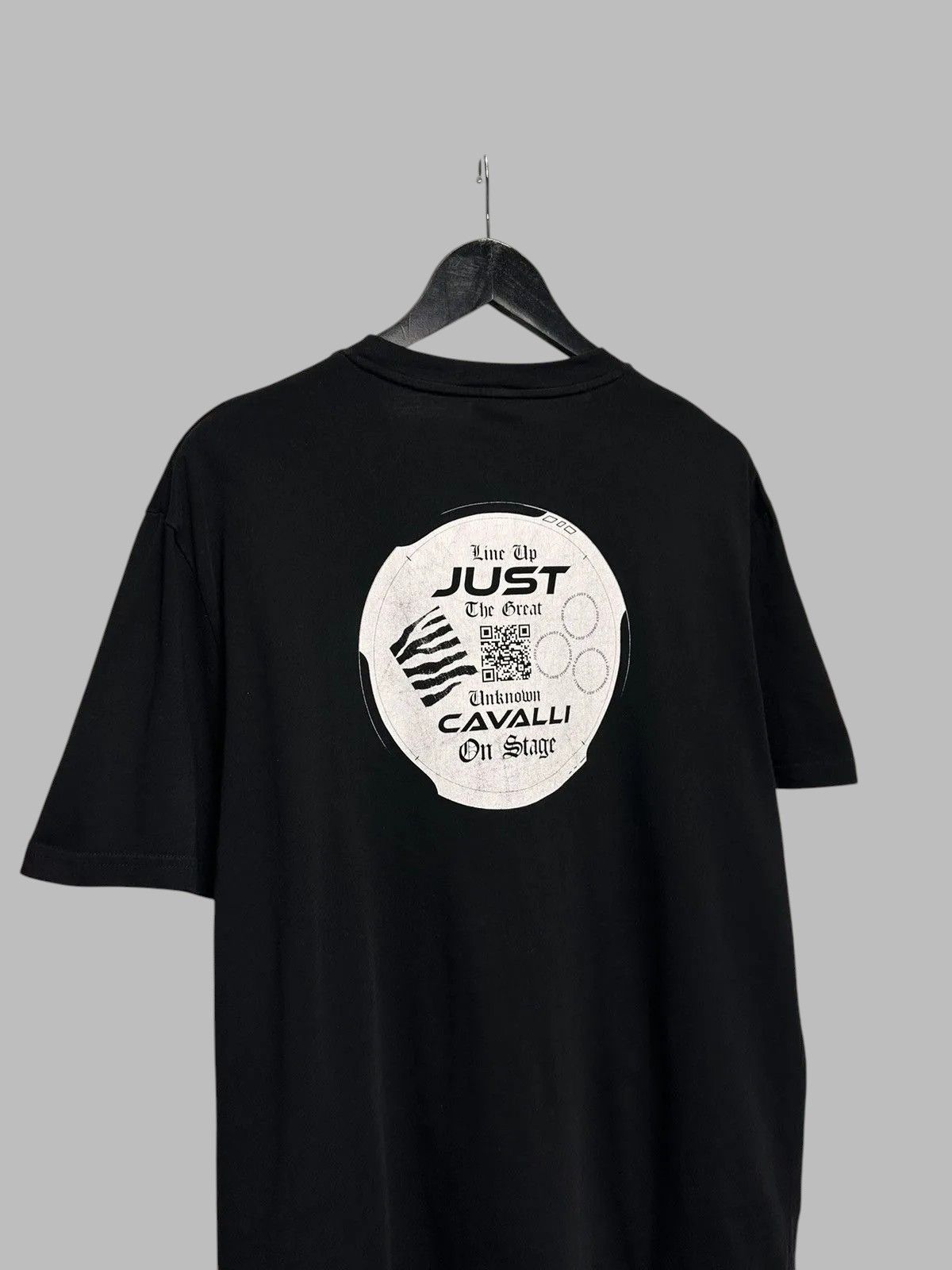 Roberto Cavalli Just Cavalli Black Vintage Tee Luxury Logo Streetwear Size US S / EU 44-46 / 1 - 10 Thumbnail