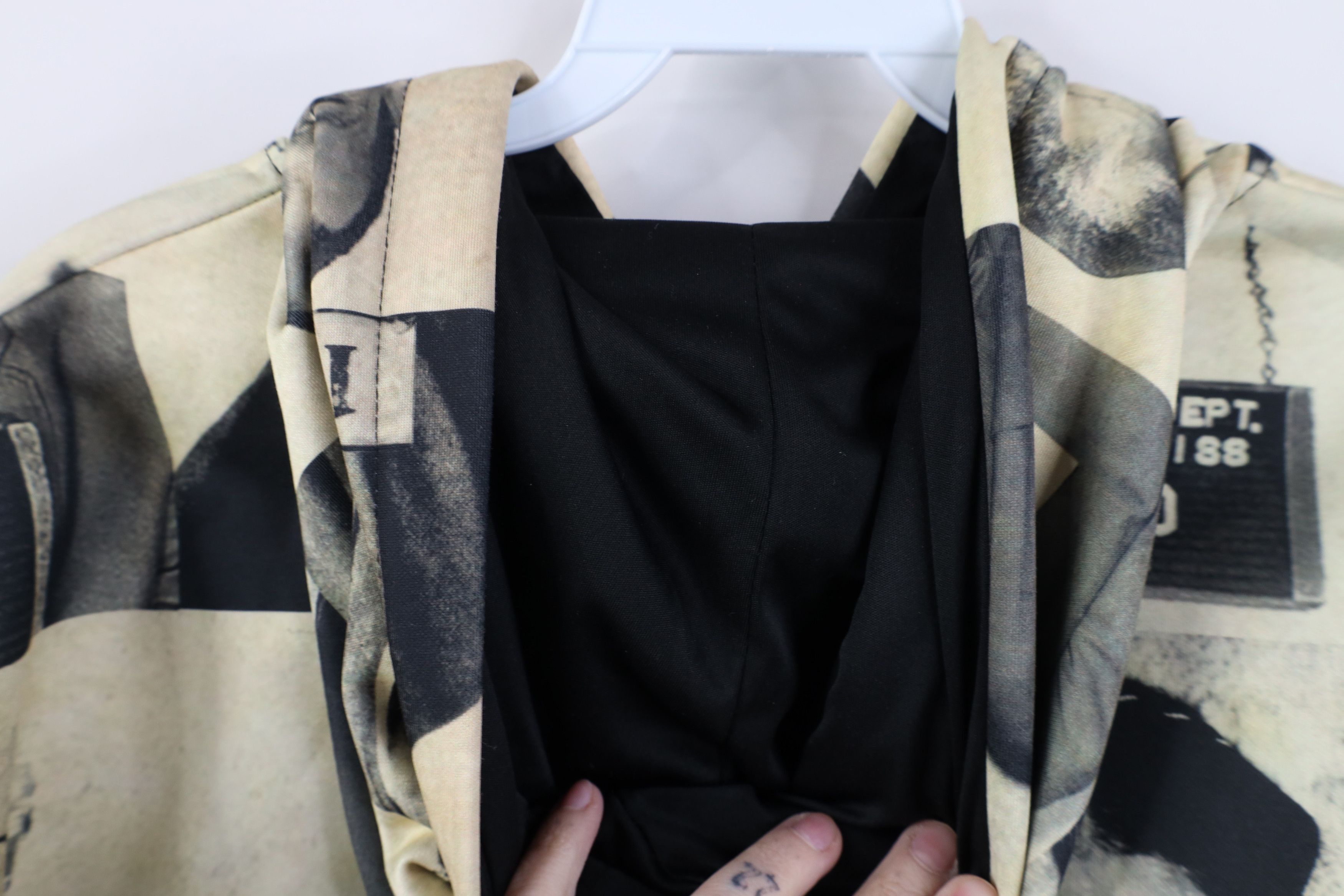Vintage Vintage Y2K Streetwear Malcolm Jr All Over Print Hoodie Size US L / EU 52-54 / 3 - 11 Thumbnail