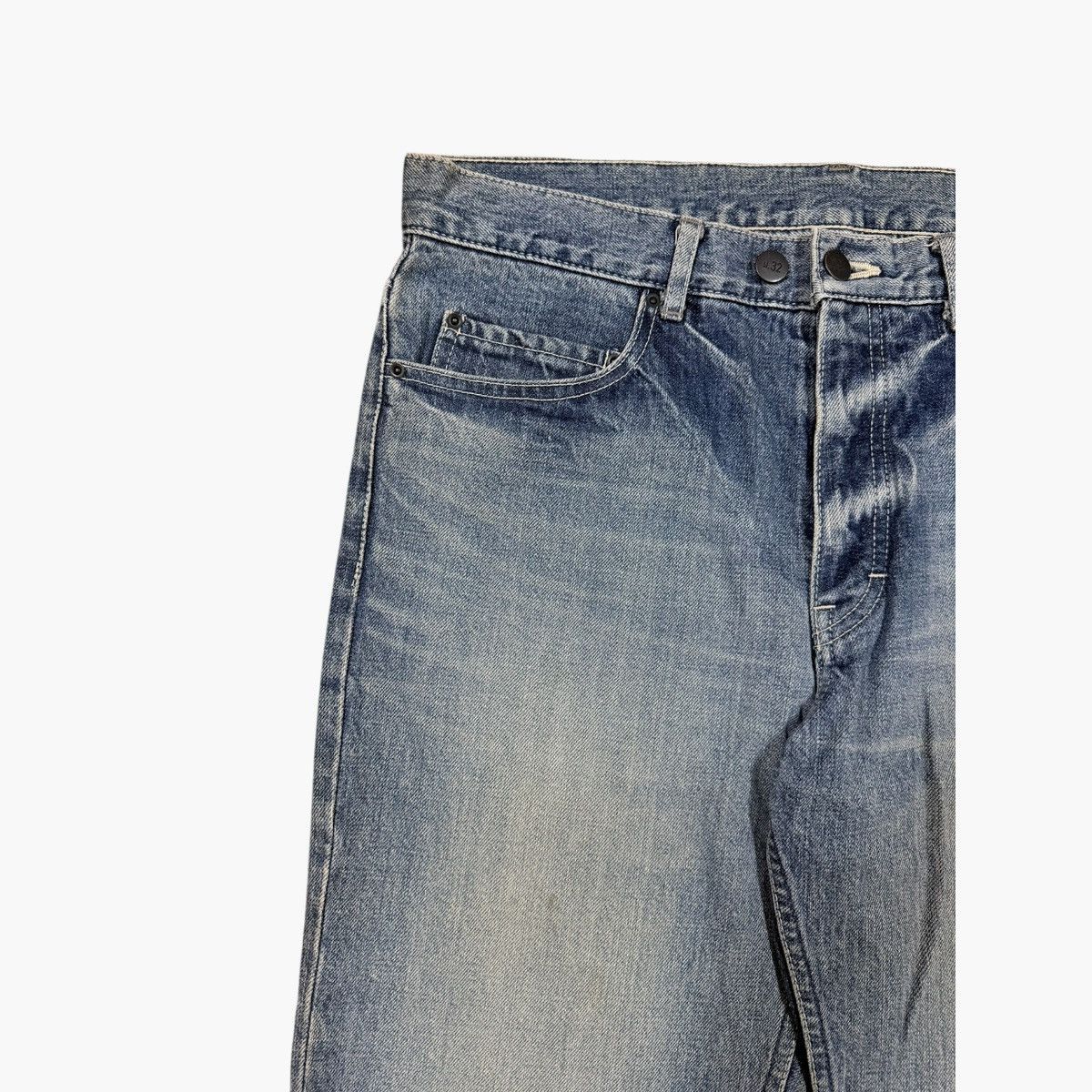 N.Hoolywood Mister Hollywood Two Size Straight Blue Wash Denim Size US 34 / EU 50 - 7 Thumbnail