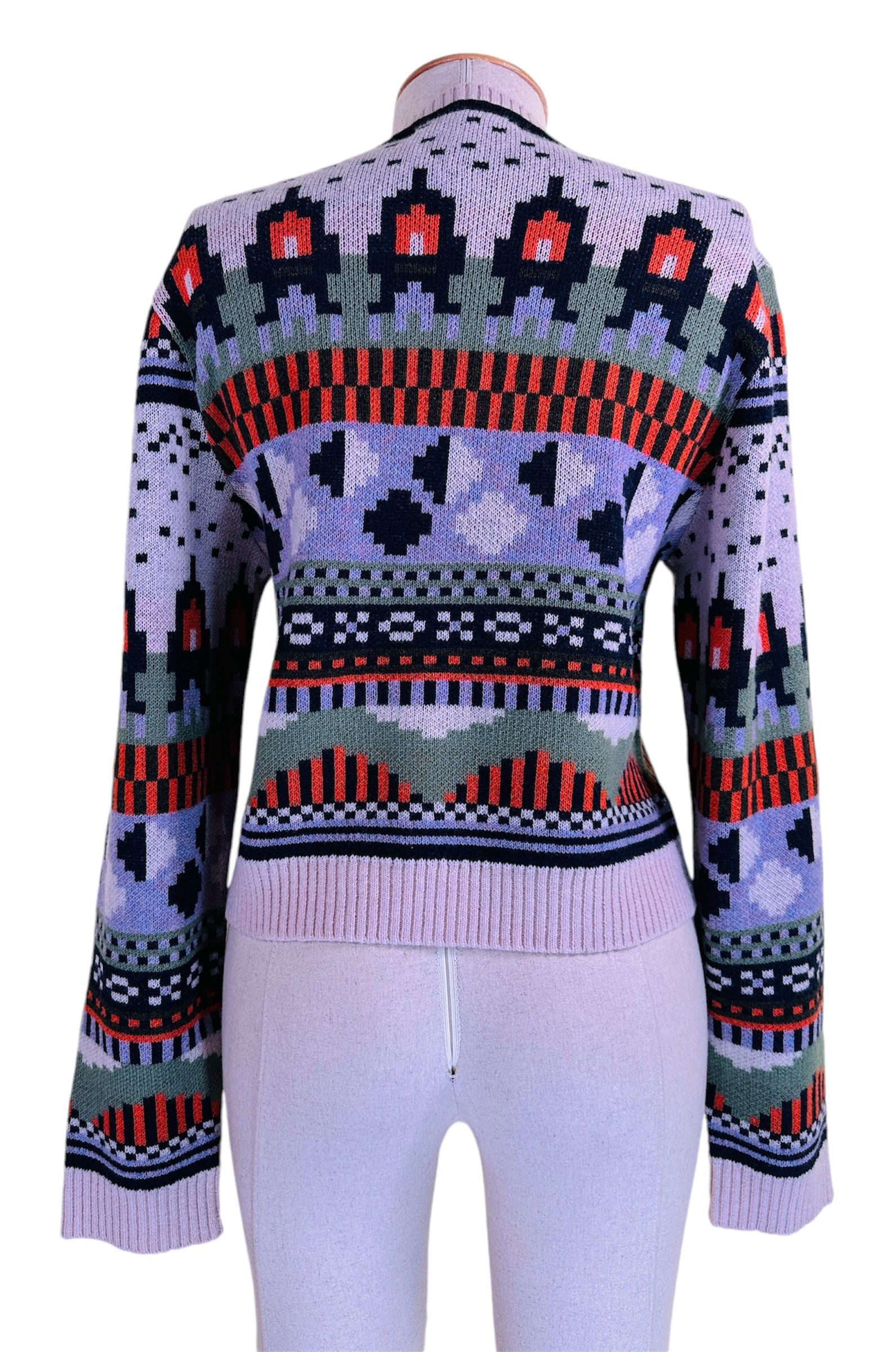 Henrik Vibskov intarsia-knit long-sleeved jumper Size M / US 6-8 / IT 42-44 - 3 Thumbnail