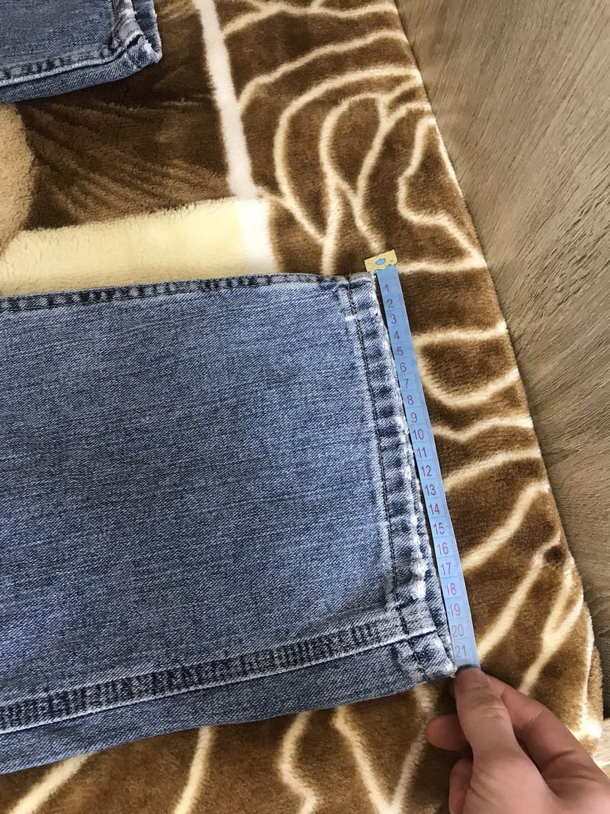 Japanese Brand × Vintage 🔥 VINTAGE DENIM CARPENTER DETROIT CHORE JEANS LEE DUNGAREES Size US 32 / EU 48 - 16 Thumbnail