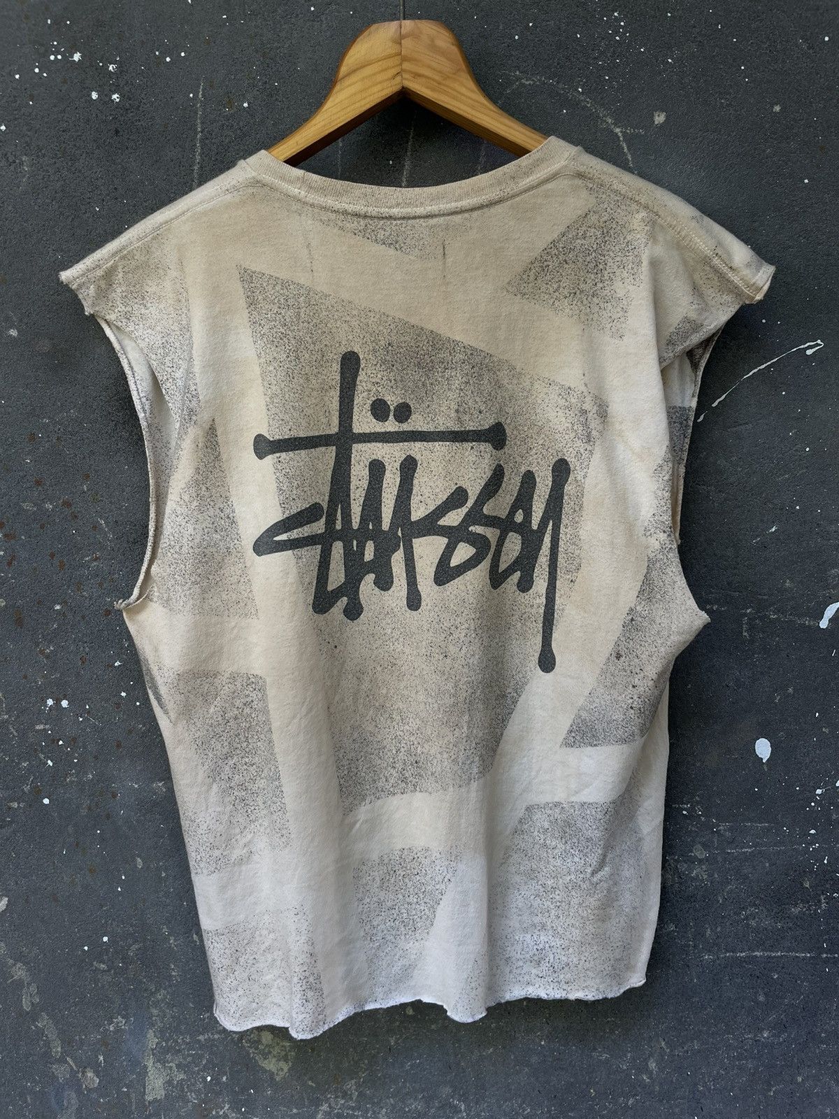 Stussy × Vintage Vintage Stussy Short Shirt Y2K Custom 90’s Big Logo Printed Size US L / EU 52-54 / 3 - 3 Thumbnail