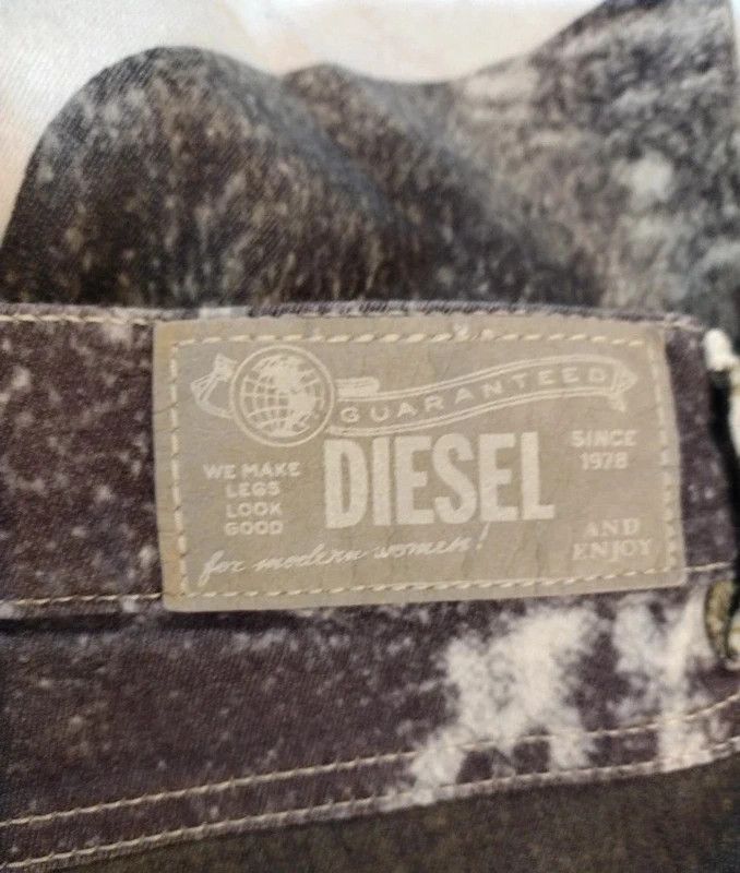 Diesel Diesel Livier-SP Archive "Cloud/Stone" Print Slim Jeans W29 Size 29" - 6 Thumbnail