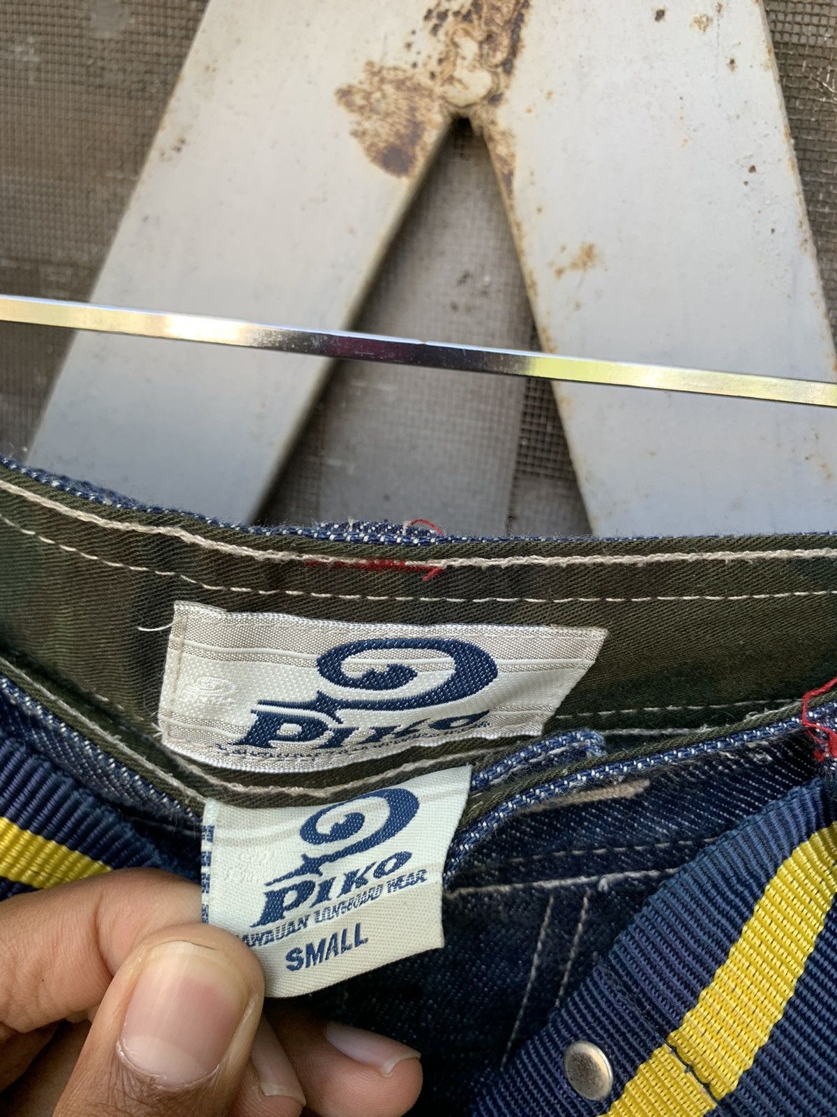 Vintage 👹Vintage Y2K Piko Hawaiian Longboard Baggy Denim Size US 29 - 14 Thumbnail