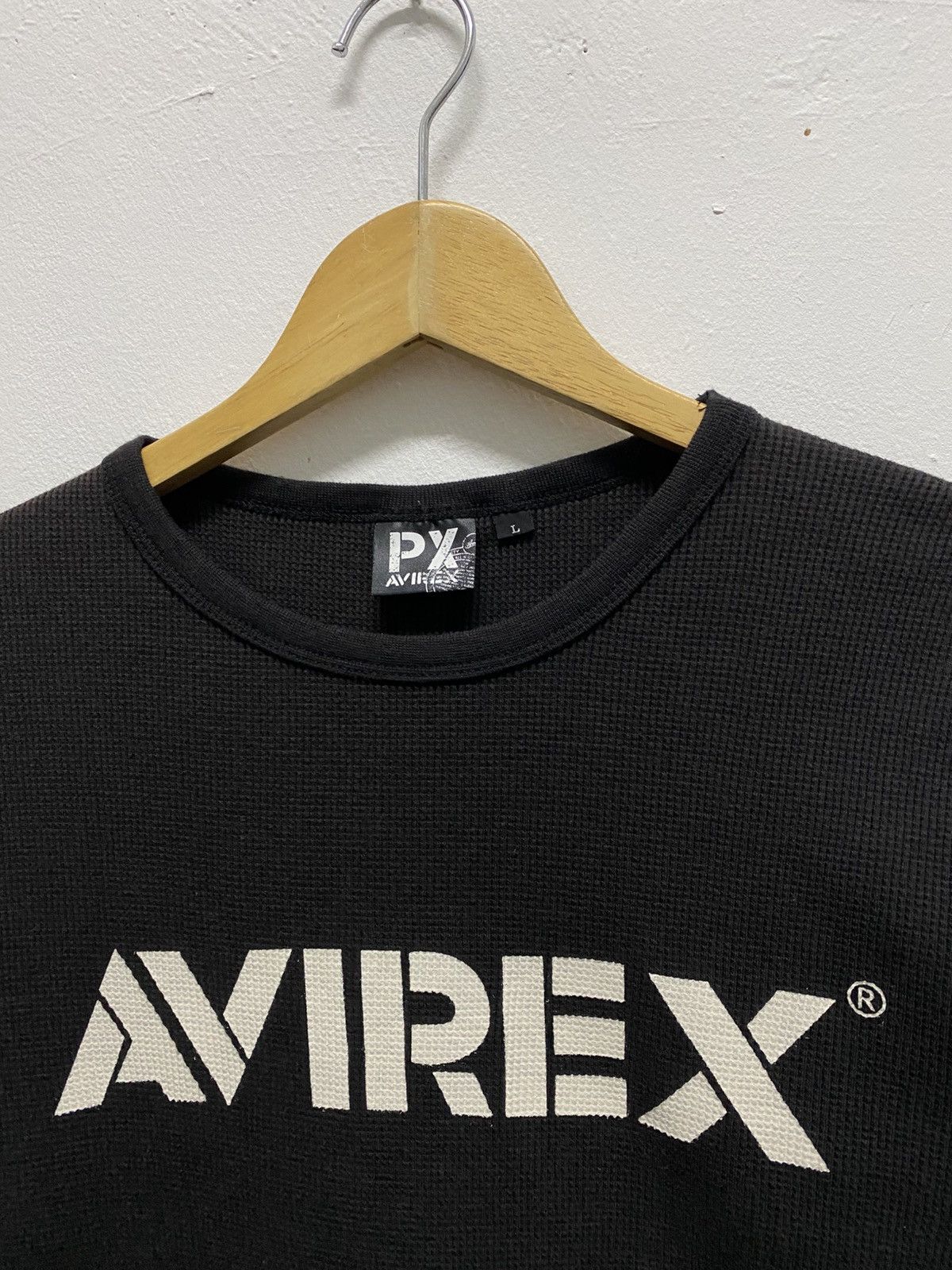 Avirex Rare Avirex Spellout Army Waffle Tees Size US L / EU 52-54 / 3 - 5 Thumbnail
