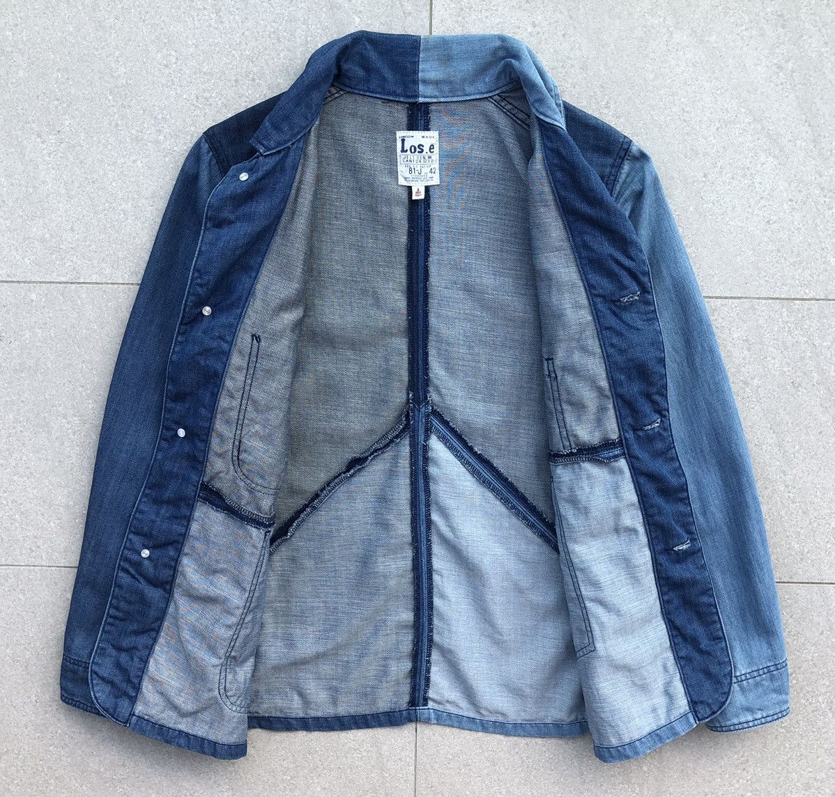 Vintage Vintage Los.e Union Made Patchwork Colour Block Chore Jacket Size US M / EU 48-50 / 2 - 9 Thumbnail