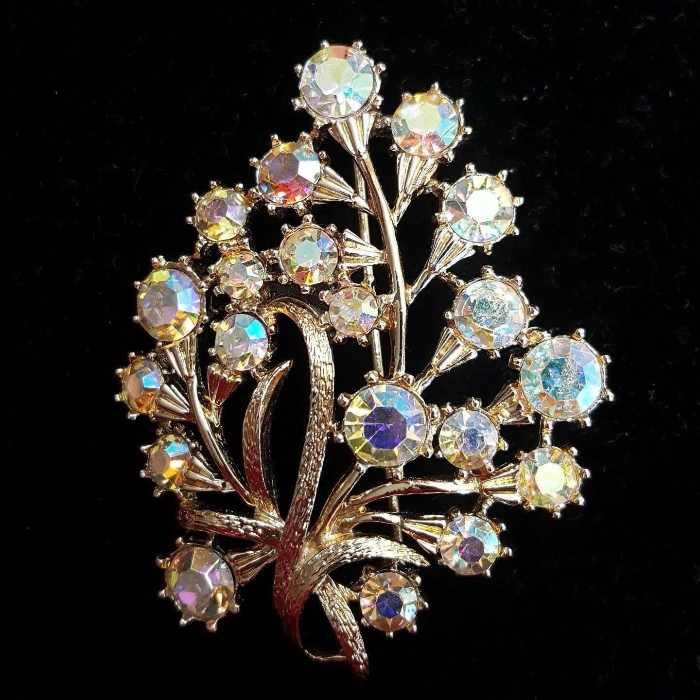 Other Coro Signed Brooch Pin Gold Tone Floral Flower Branch 2.5 in Size ONE SIZE - 1 Thumbnail