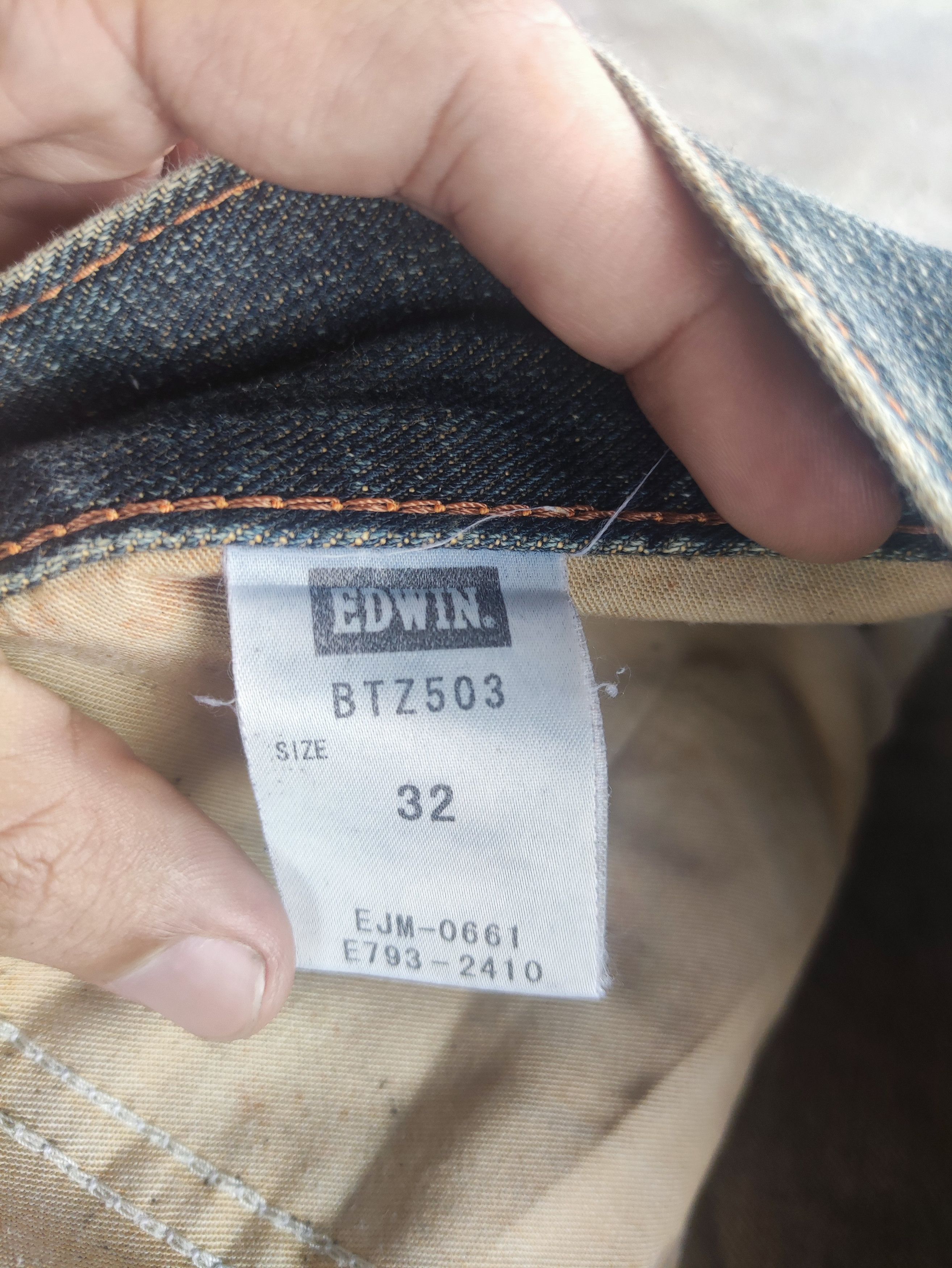 Edwin Vintage Edwin Baggy Distress Faded Denim Pants Size US 36 / EU 52 - 7 Thumbnail