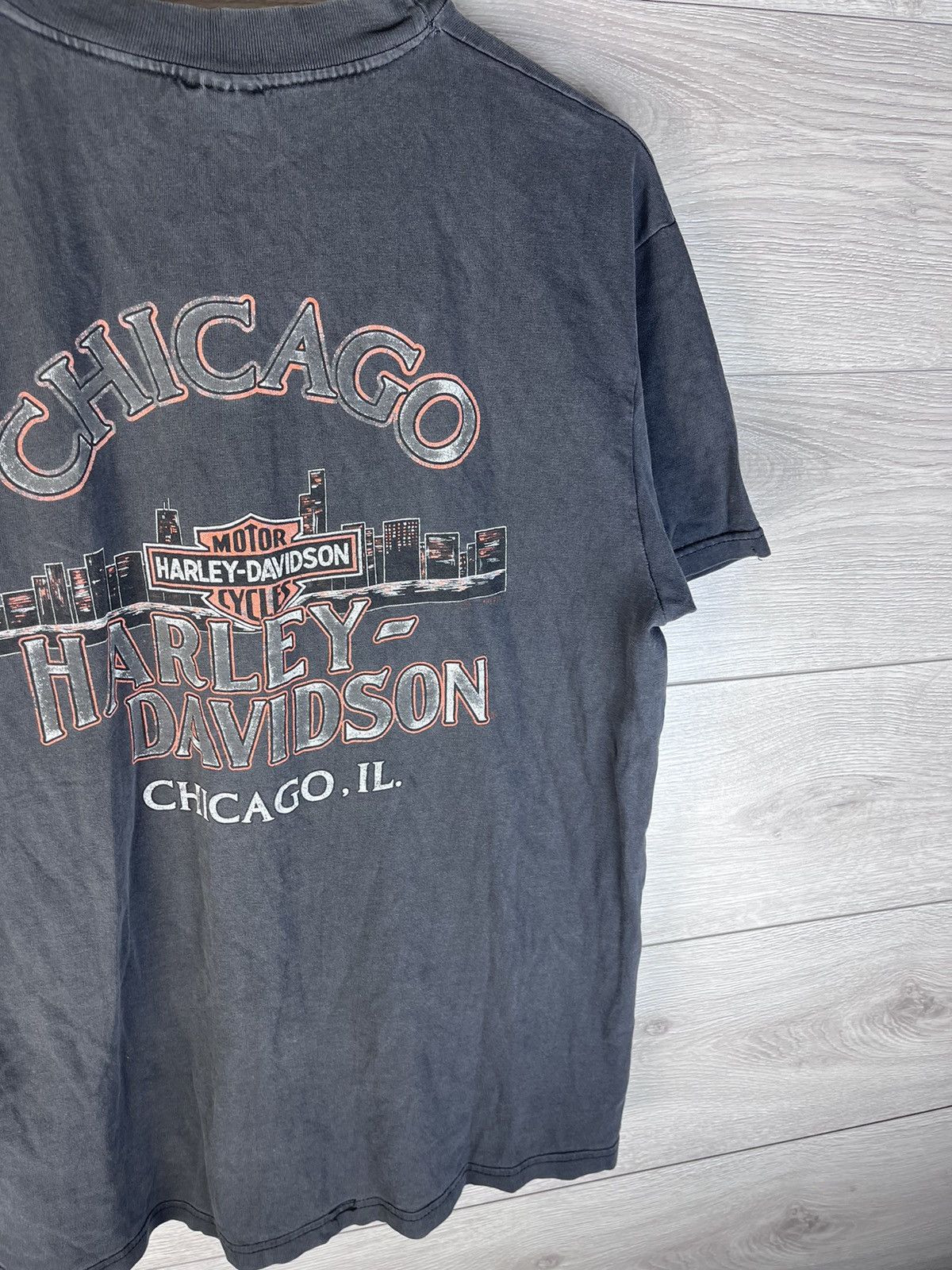 Harley Davidson Vintage men's T-shirt merch Harley-Davidson 98s made in Usa Size US L / EU 52-54 / 3 - 11 Thumbnail