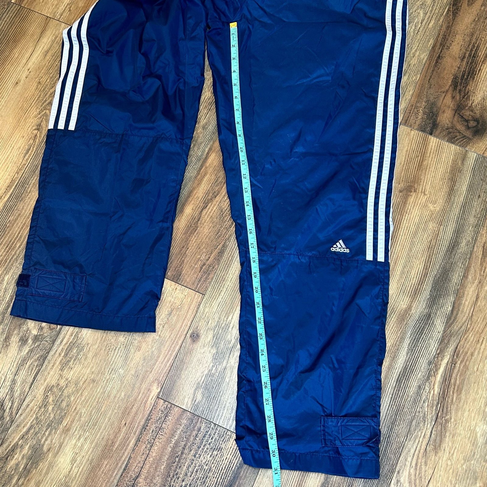Adidas × Vintage Vintage Y2K Adidas Windbreaker Pants Baggy Nylon Mesh Large Size US 30 / EU 46 - 8 Thumbnail