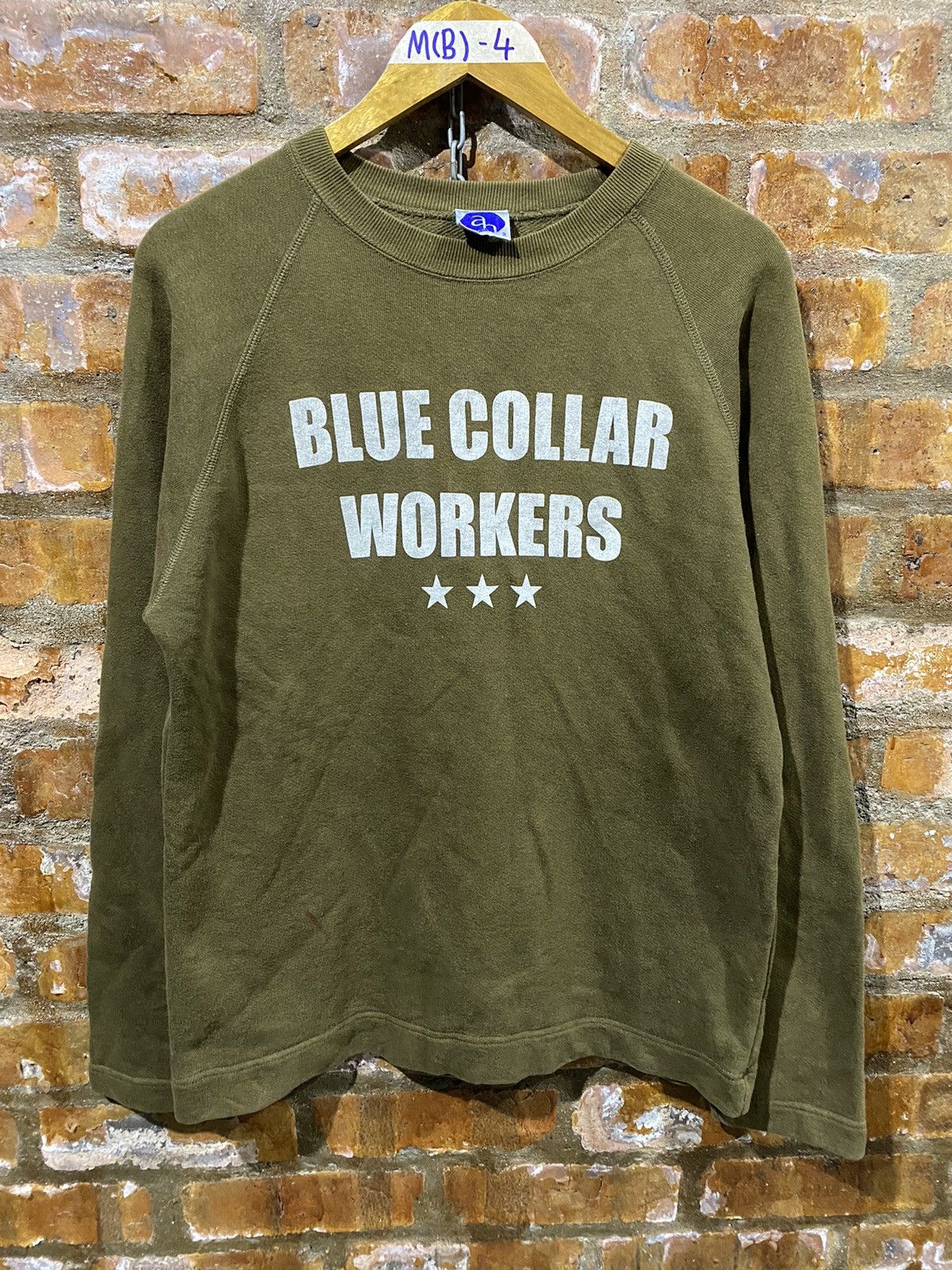 ABAHOUSE × Japanese Brand × Nepenthes 2000s Abahouse blue collar worker sweatshirt Size US M / EU 48-50 / 2 - 2 Thumbnail