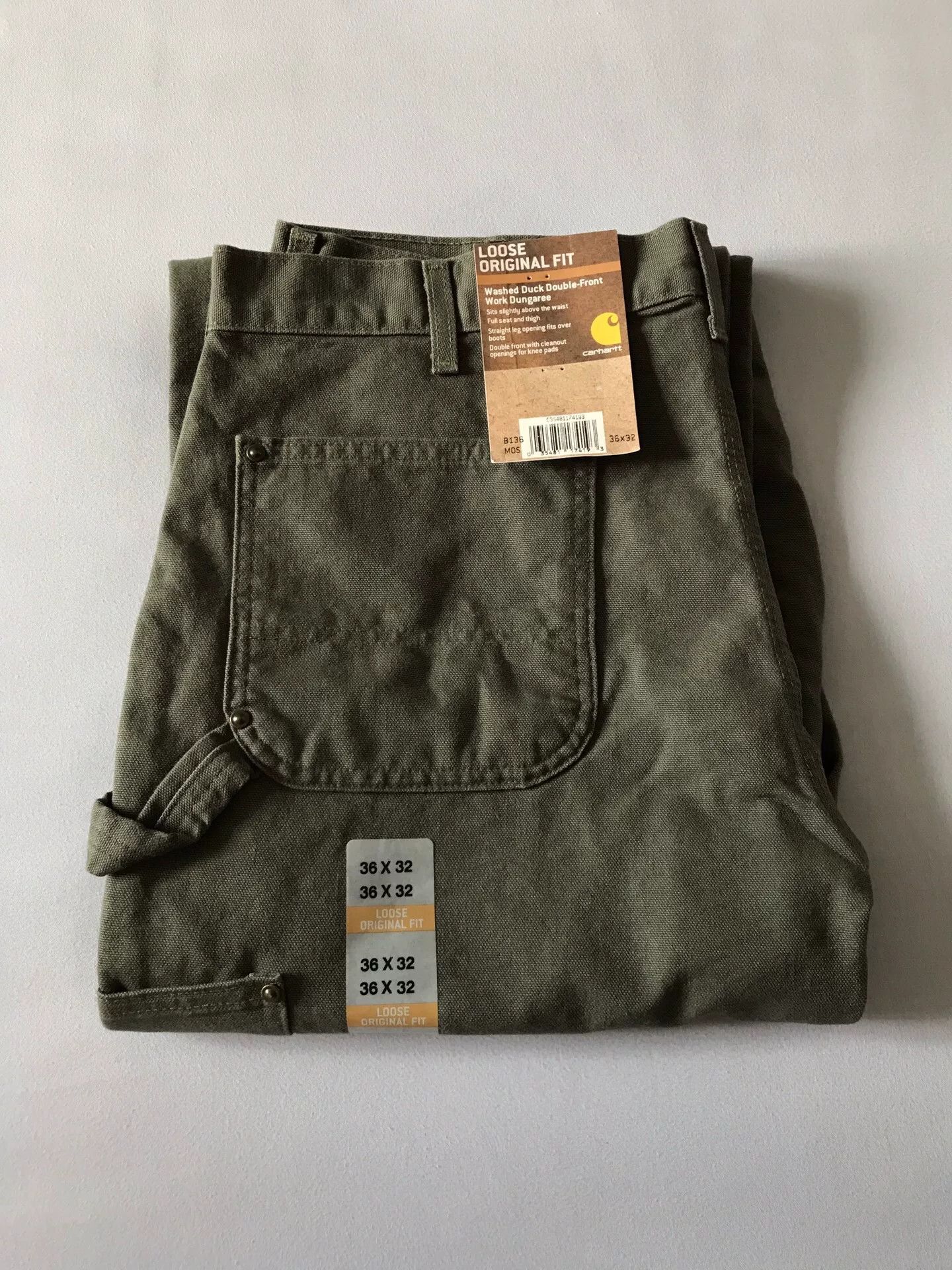 Carhartt Carhartt B136 Double Knee Work Pants Size US 36 / EU 52 - 1 Thumbnail