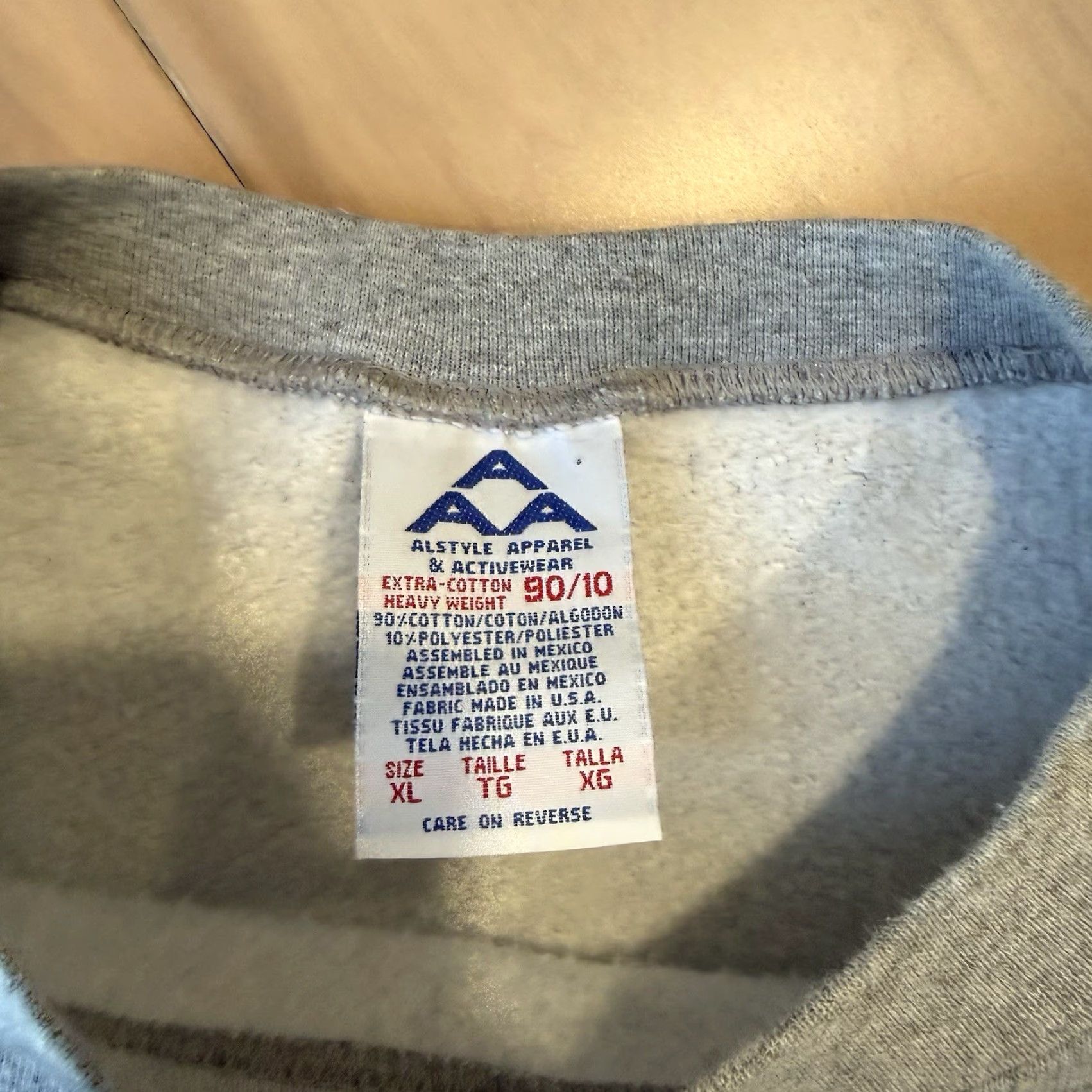 WYTHE Wythe Sweatshirt XL Gray Fleece Pullover Streetwear Minimalist New York Made USA Shirt Mens Size US XL / EU 56 / 4 - 7 Thumbnail