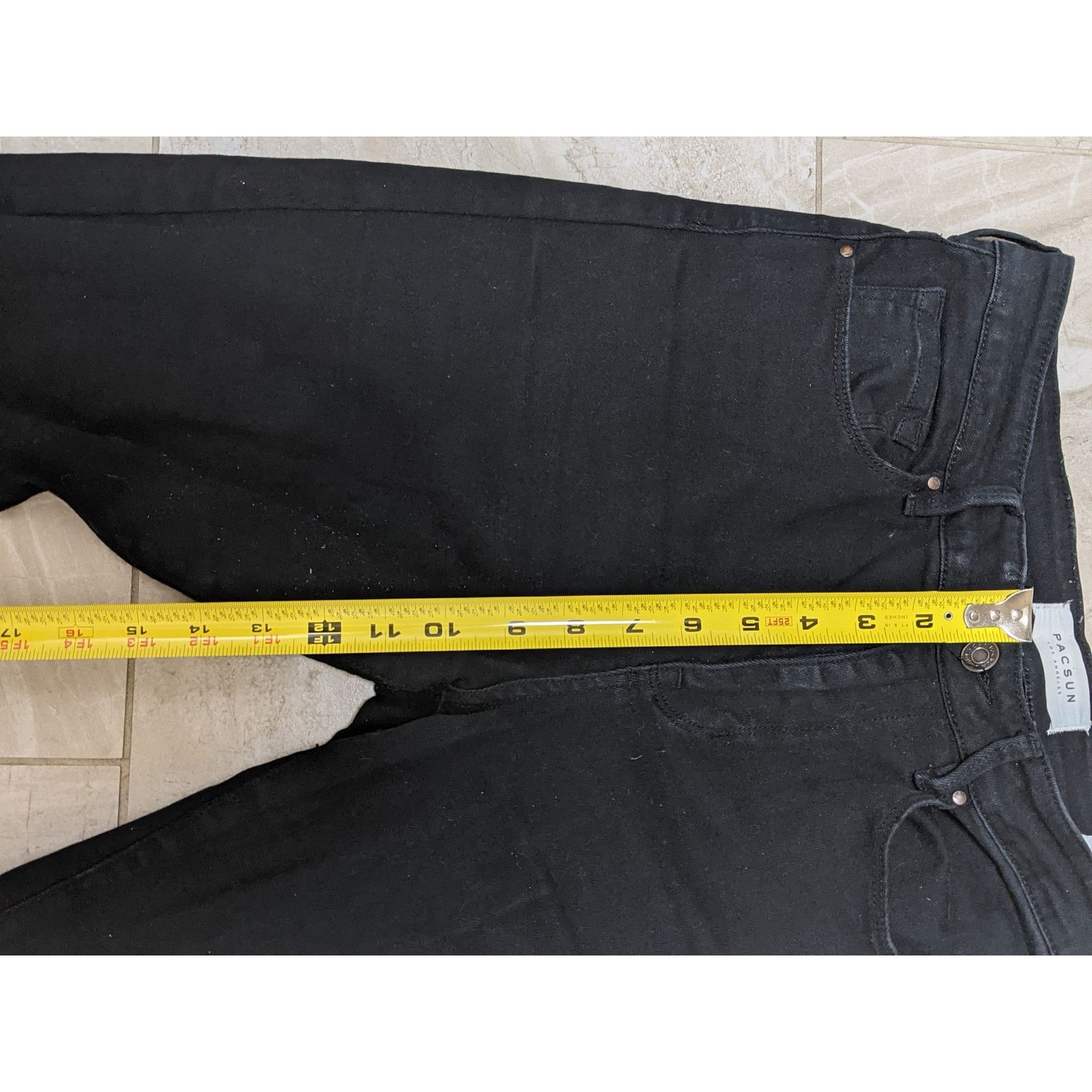 Pacsun Pacsun Distressed Black Jeans 27 High-Rise Skinniest Ankle Size US 27 - 8 Thumbnail