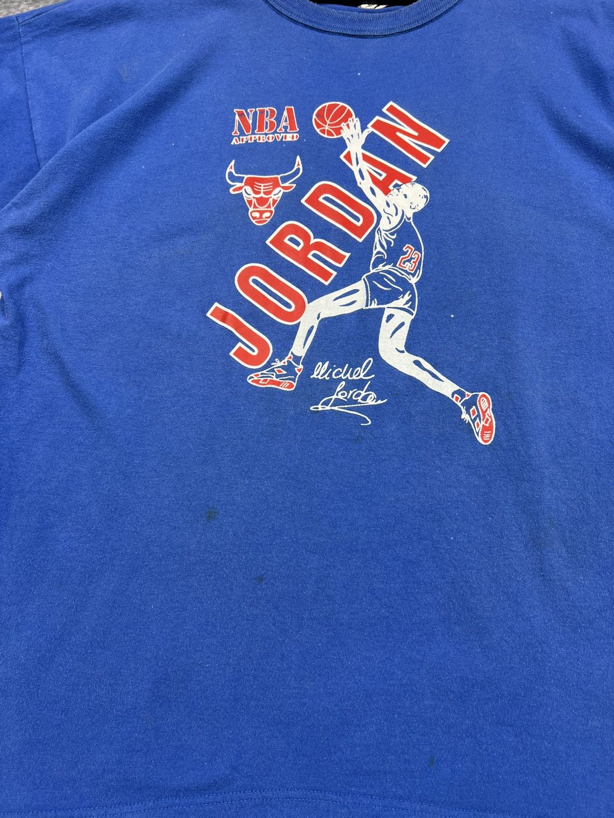 Band Tees × Jordan Brand × NBA Vintage merchandise Michael Jordan T-shirt Size US L / EU 52-54 / 3 - 5 Thumbnail
