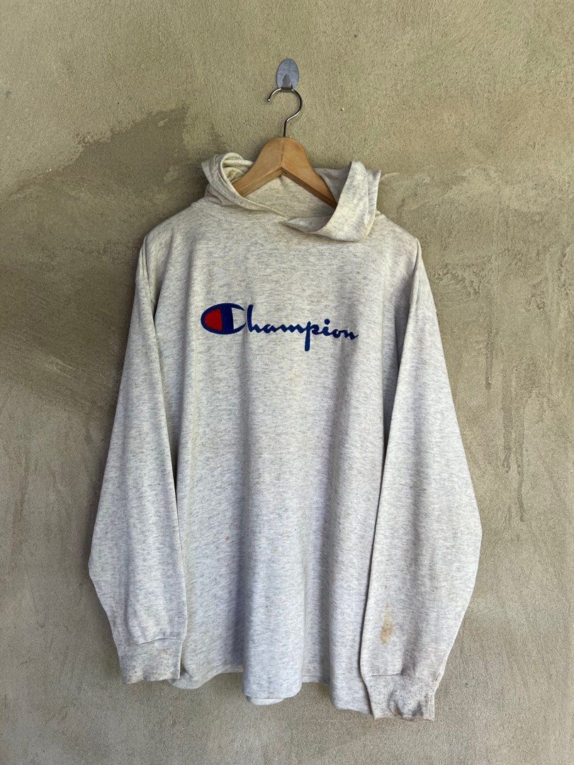 Champion Vintage Champion Big Logo Hoodies Size US M / EU 48-50 / 2 - 2 Thumbnail