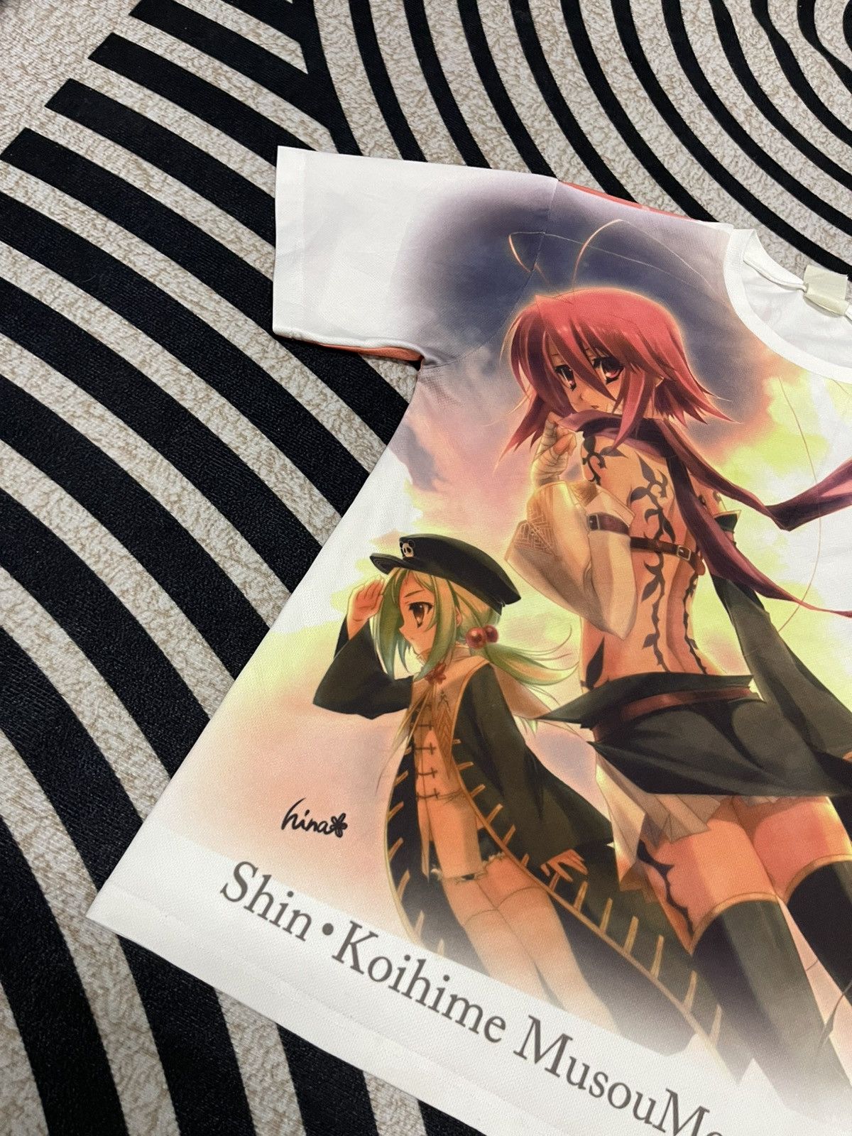 Anime 2010 SHIN KOIHIME MUSOU ROFU (LOVE) ALL OVERPRINT SHIRT Size US M / EU 48-50 / 2 - 4 Thumbnail