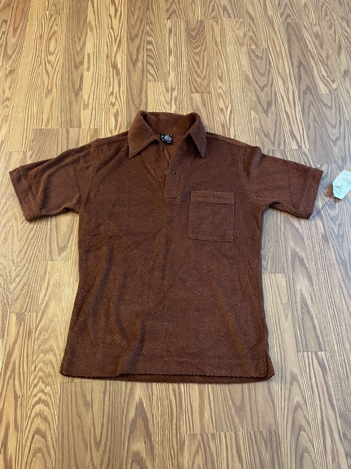 Vintage Deadstock 70s Knit Polo Size US S / EU 44-46 / 1 - 1 Thumbnail
