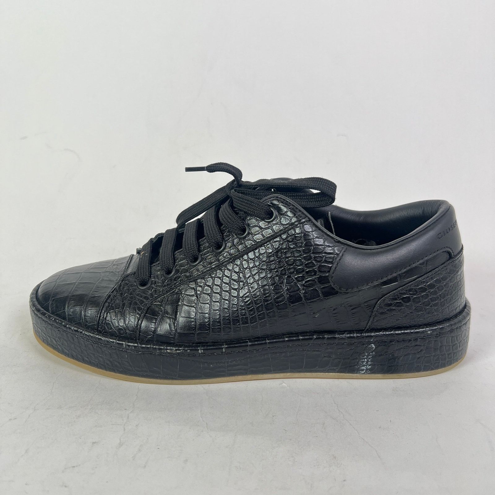 Giuseppe Zanotti Giuseppe Zanotti Embossed Crocodile GZ-City Sneaker Size US 8 / EU 41 - 3 Thumbnail