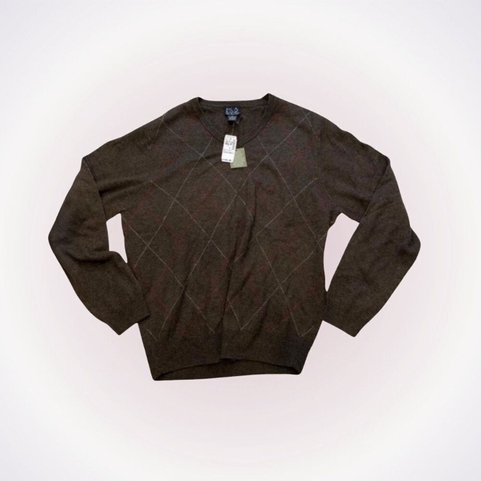 Jos. A. Bank Joseph A. Bank Brown Wool Crewneck Sweater | Sz M, NWT Size US M / EU 48-50 / 2 - 1 Thumbnail