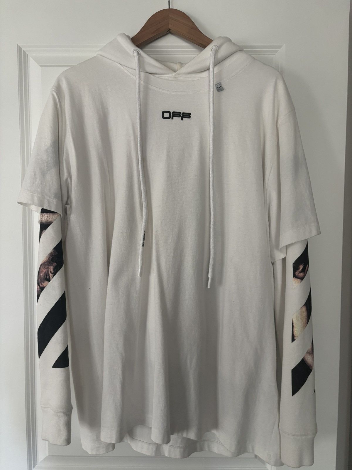 Off-White Off White Caravaggio Arrows Hoodie 2020 Virgil Aboloh Size US S / EU 44-46 / 1 - 1 Thumbnail